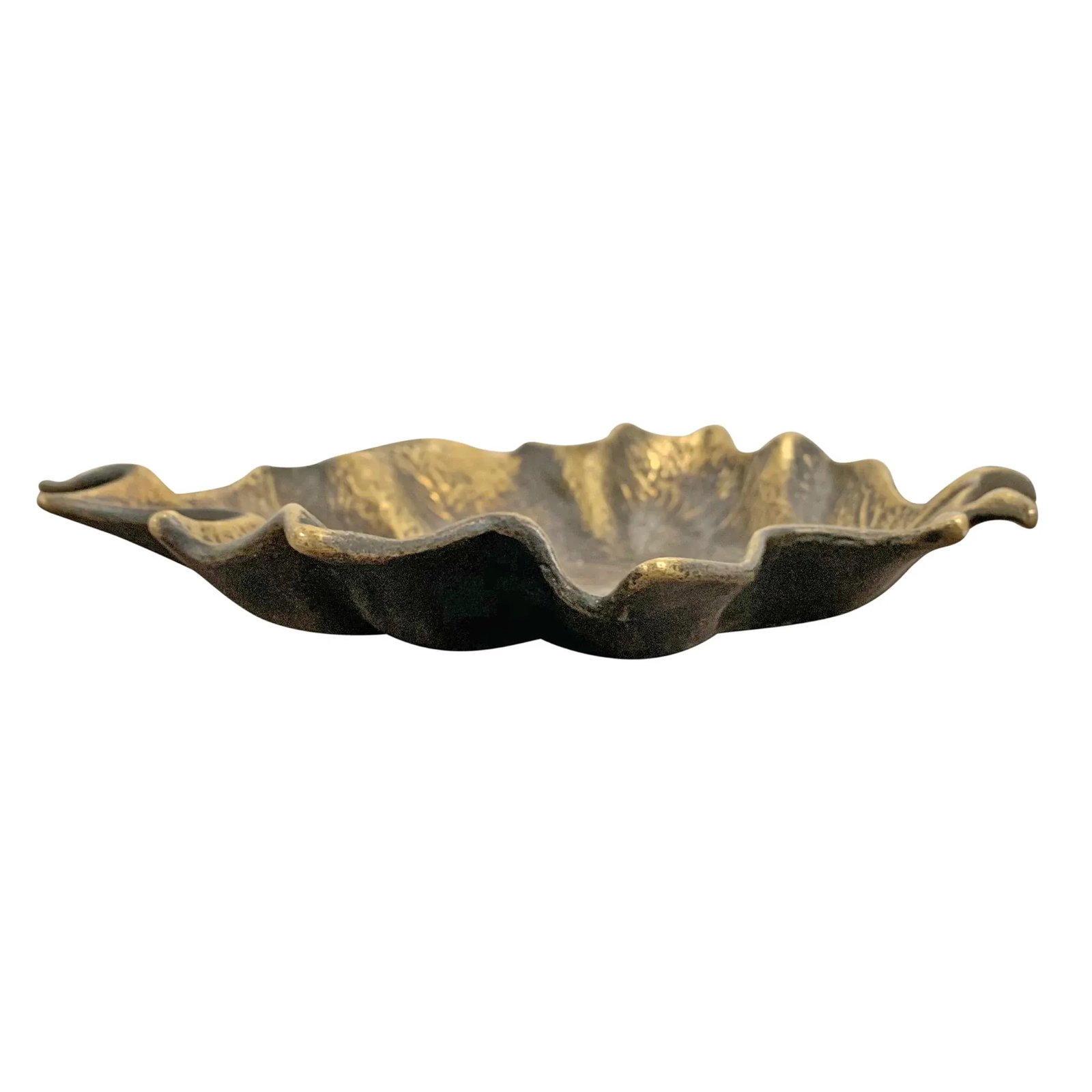 Bronze Maple Leaf Dish - 4