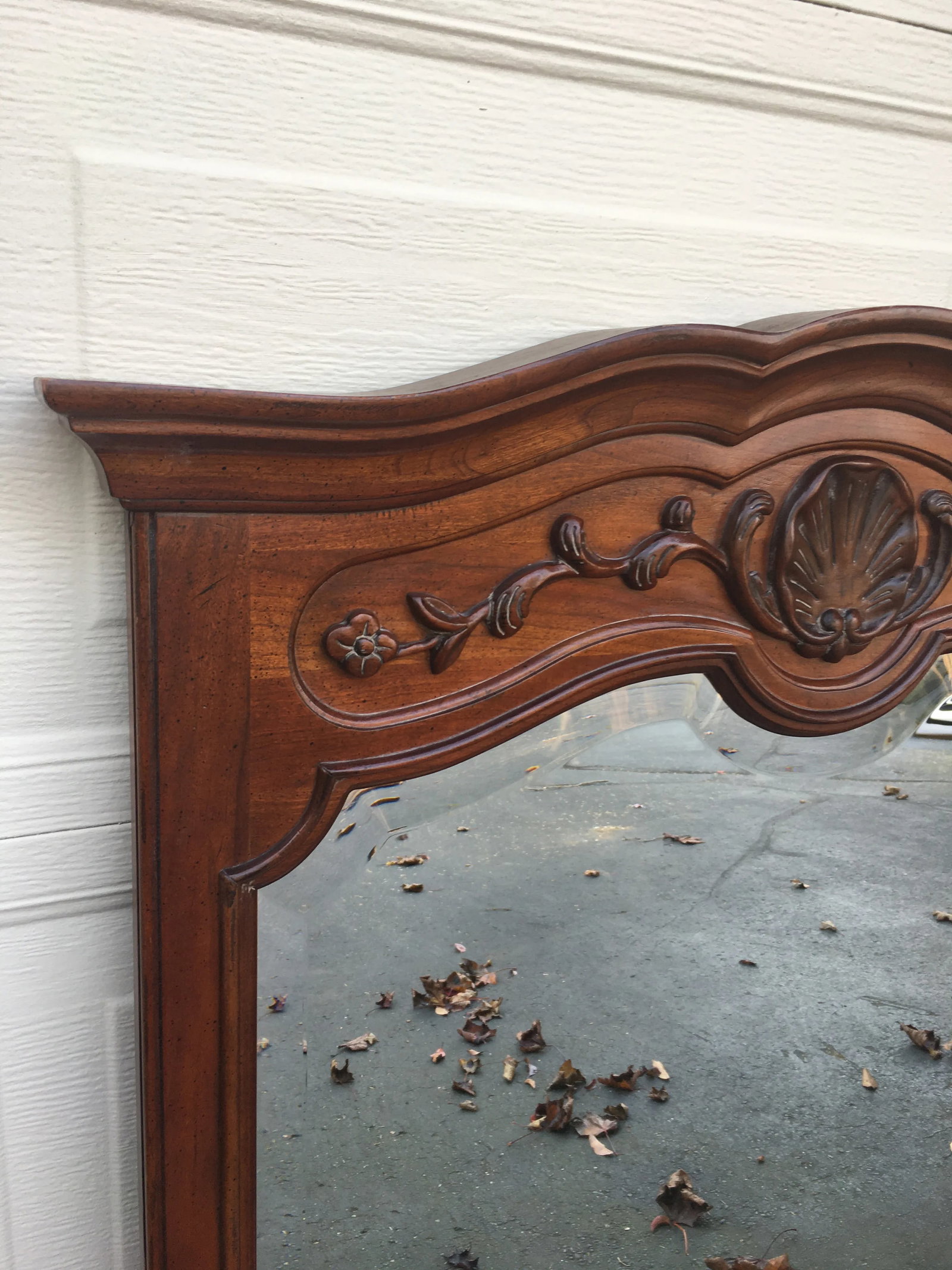 1990s Century Furniture Cherry "Chardeau Collection" Mirror - 4