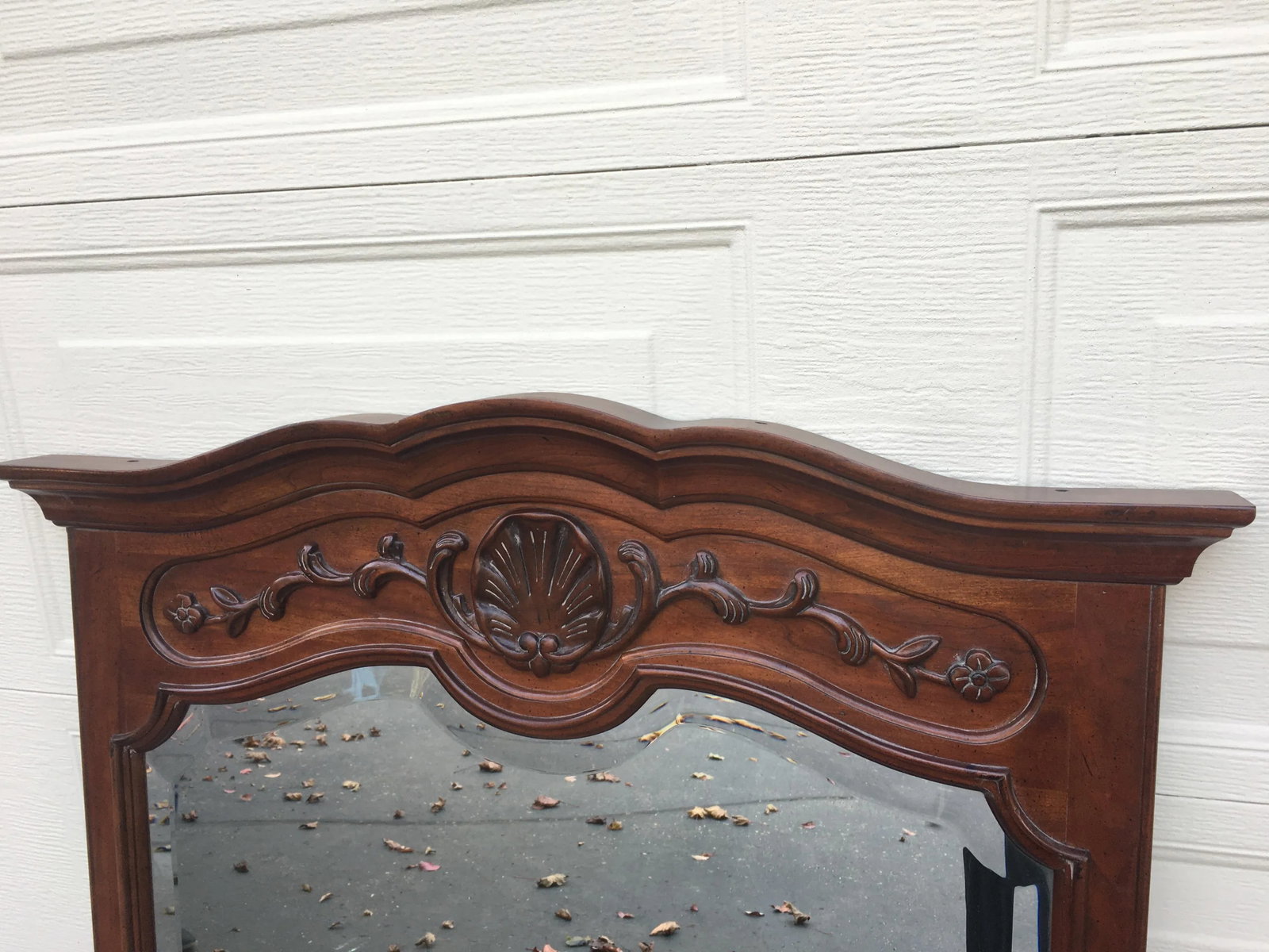 1990s Century Furniture Cherry "Chardeau Collection" Mirror - 5