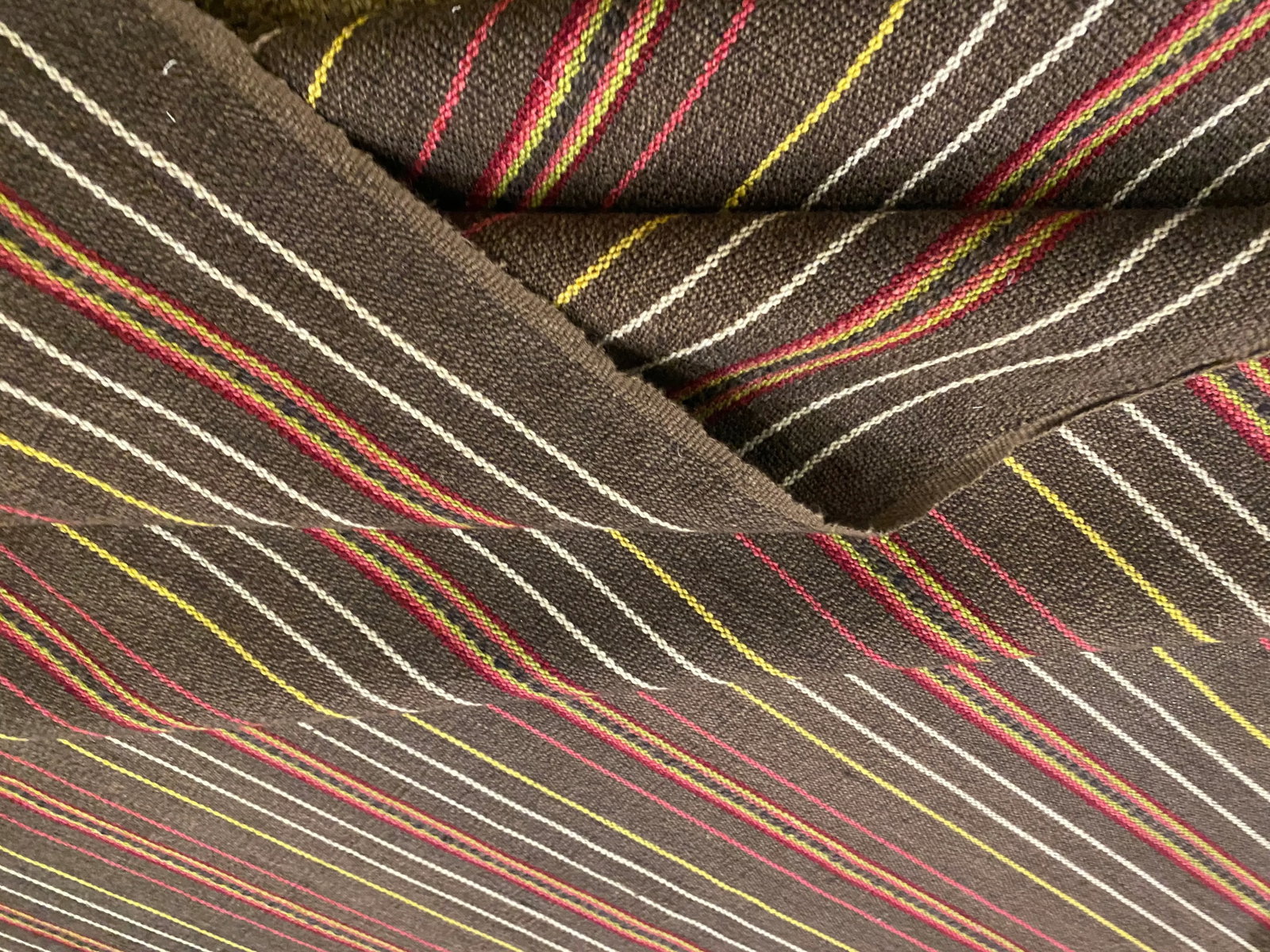 Osborne & Little's "Tabriz Bukhara" Woven Stripe Fabric - 8' Piece - 5