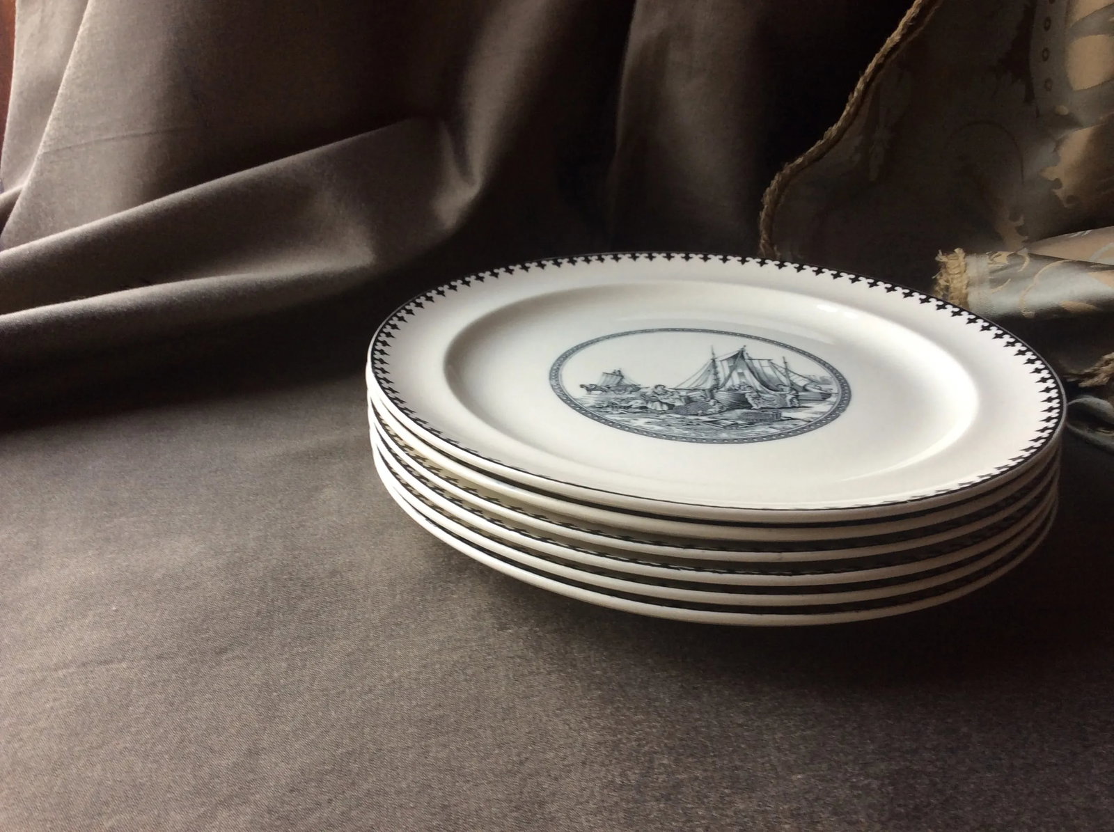 1930s Cauldon England Stoneware ( Plates - 2
