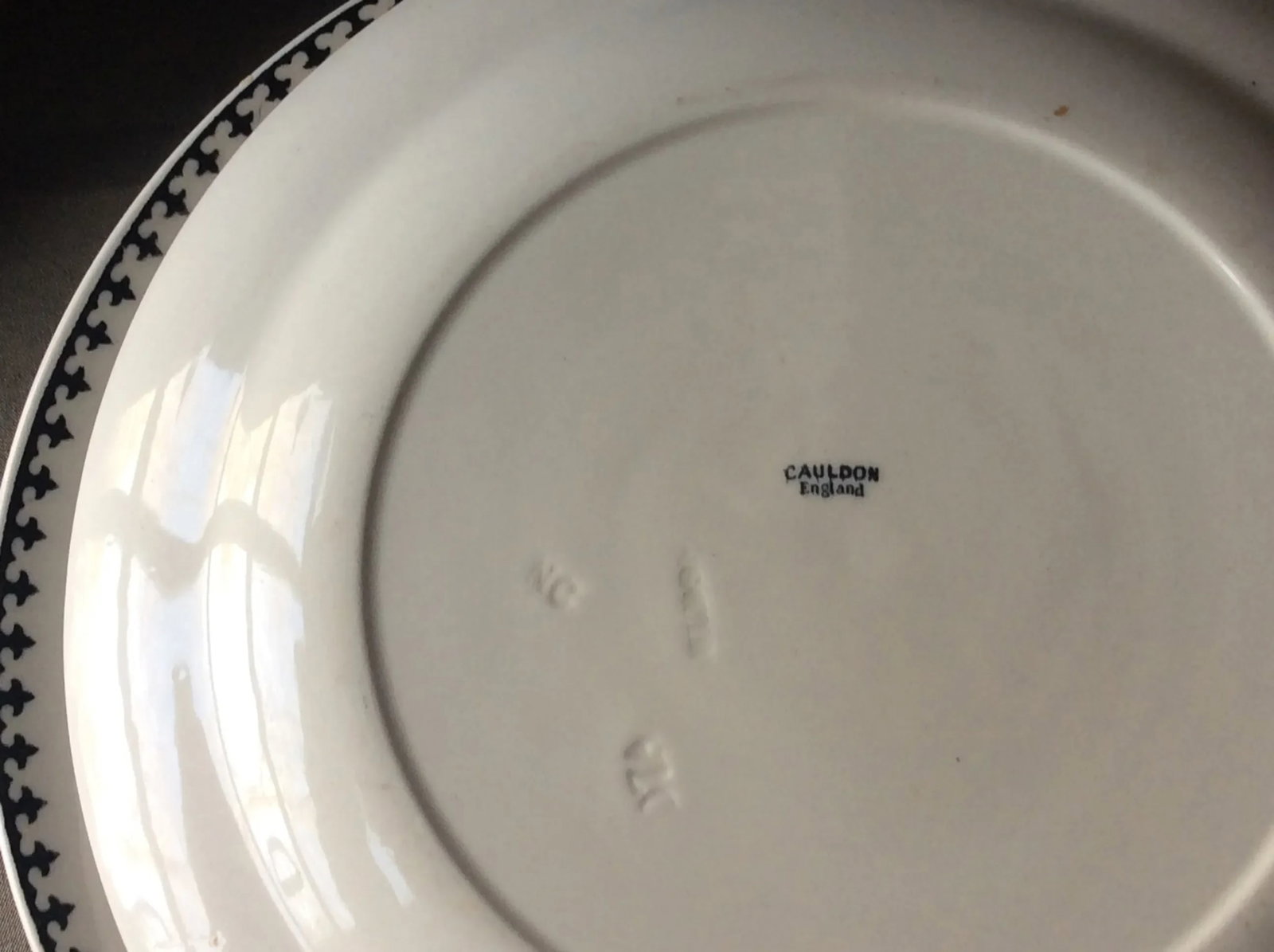 1930s Cauldon England Stoneware ( Plates - 4