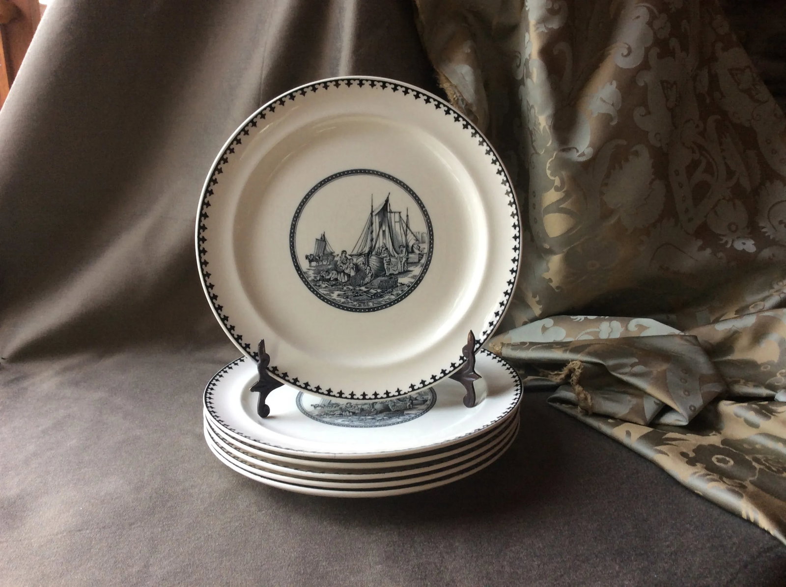 1930s Cauldon England Stoneware ( Plates - 8