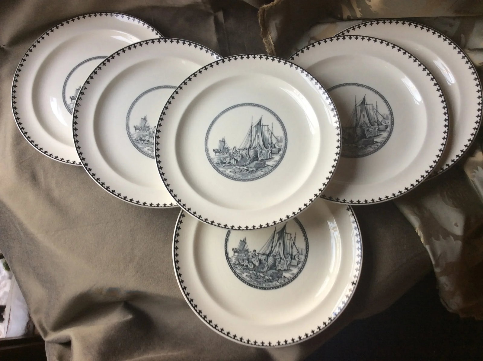1930s Cauldon England Stoneware ( Plates - 9