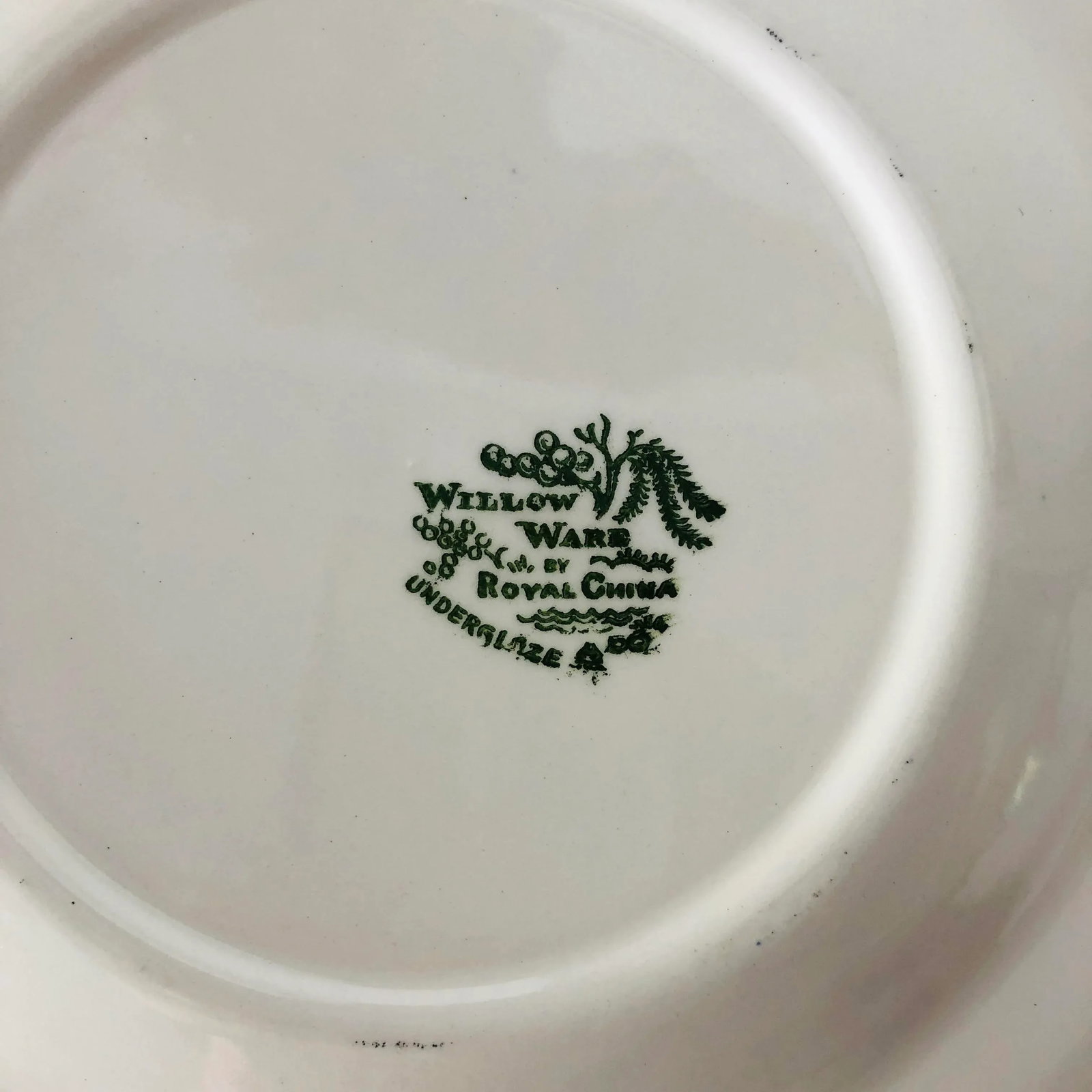 Vintage Blue Willow Luncheon (6) Plates 9.25" Usa - 4
