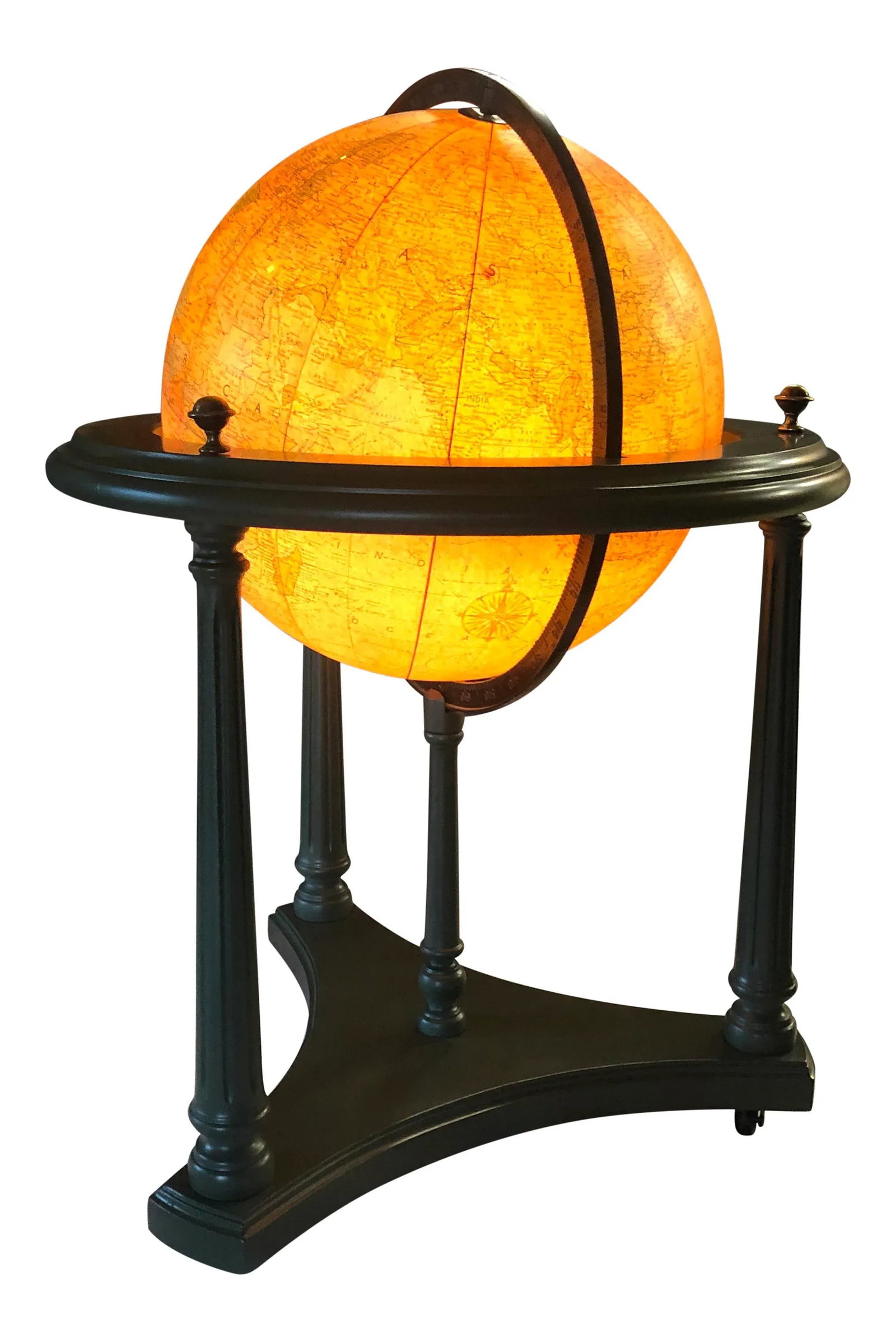 Vintage Illuminating World Globe - 5