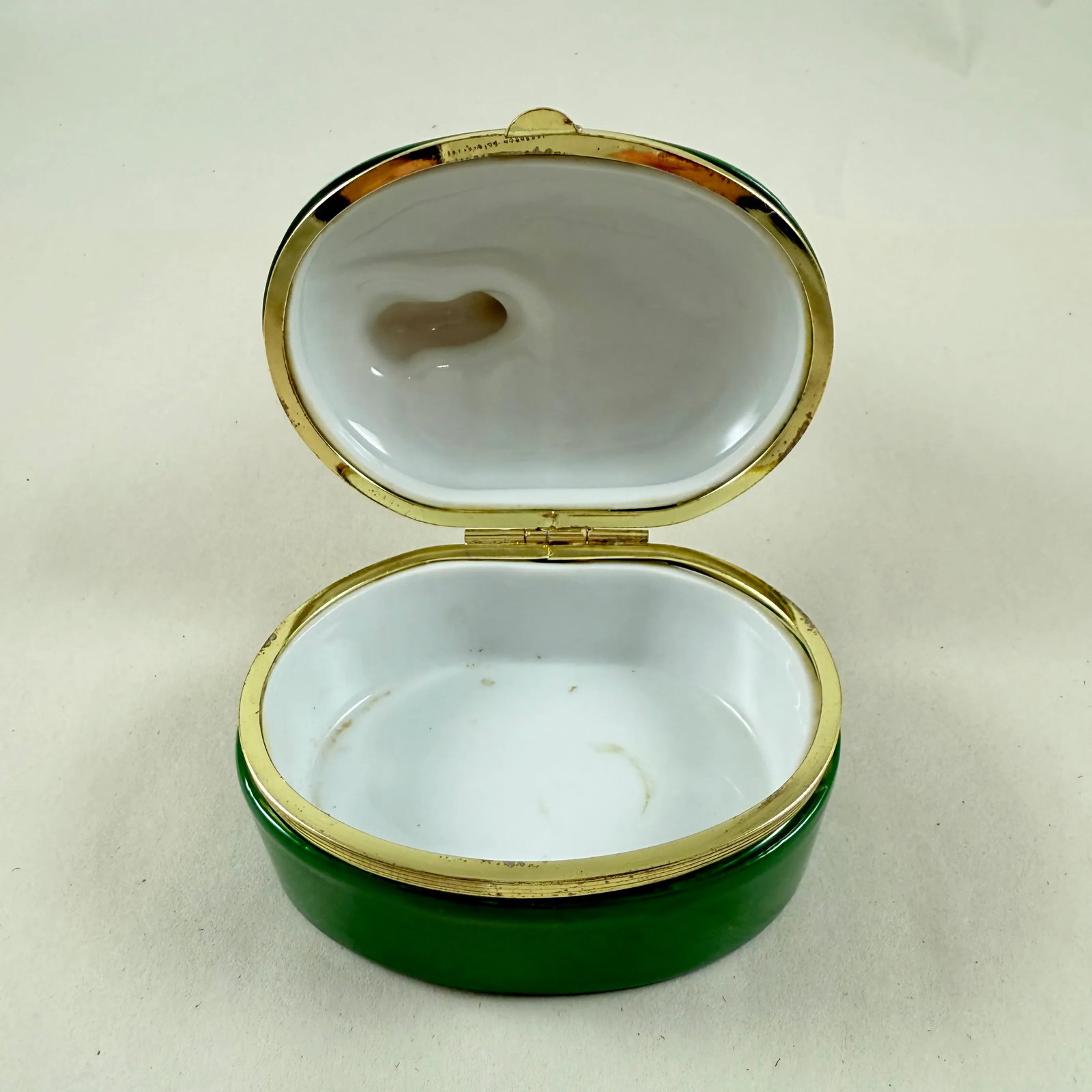 Fitz & Floyd Spotted Dogs Porcelain Trinket Box - 7