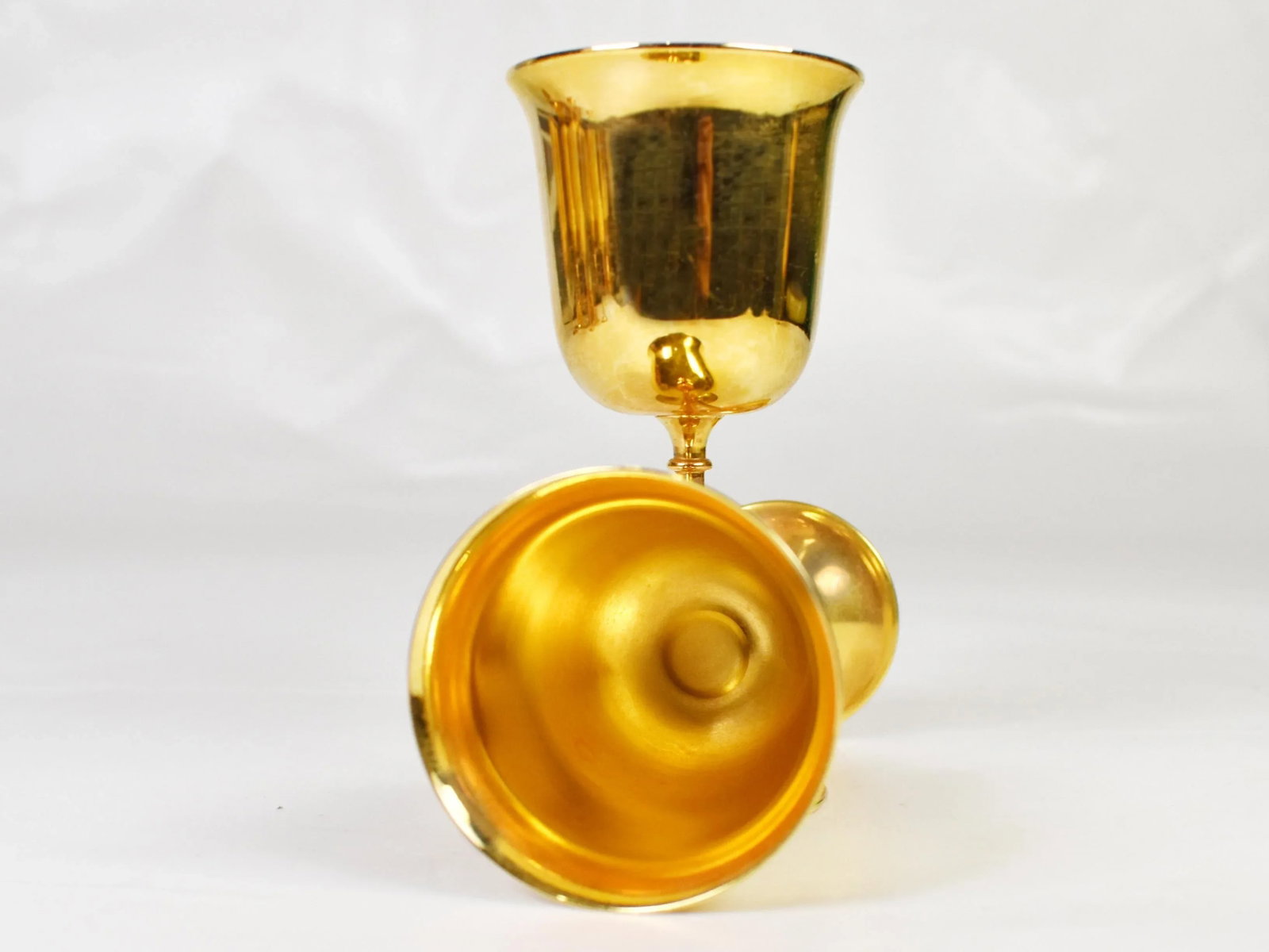 Vintage International Silver Company Gold Plated Mini Goblet/Cordials - Set of 15 - 5