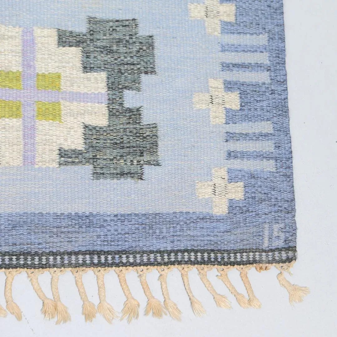 Ingegerd Silow Vintage Swedish Rollakan Rug, "Sofiero" - 5'4" X 7'10" - 4