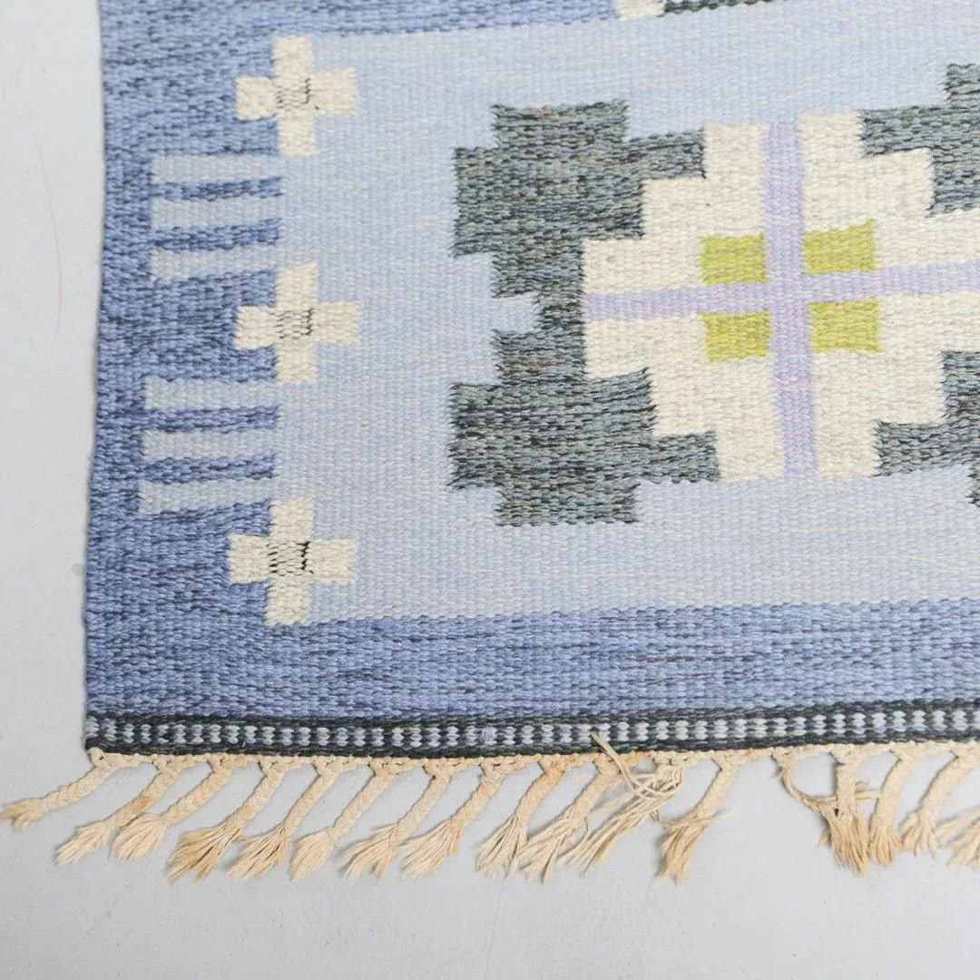 Ingegerd Silow Vintage Swedish Rollakan Rug, "Sofiero" - 5'4" X 7'10" - 6