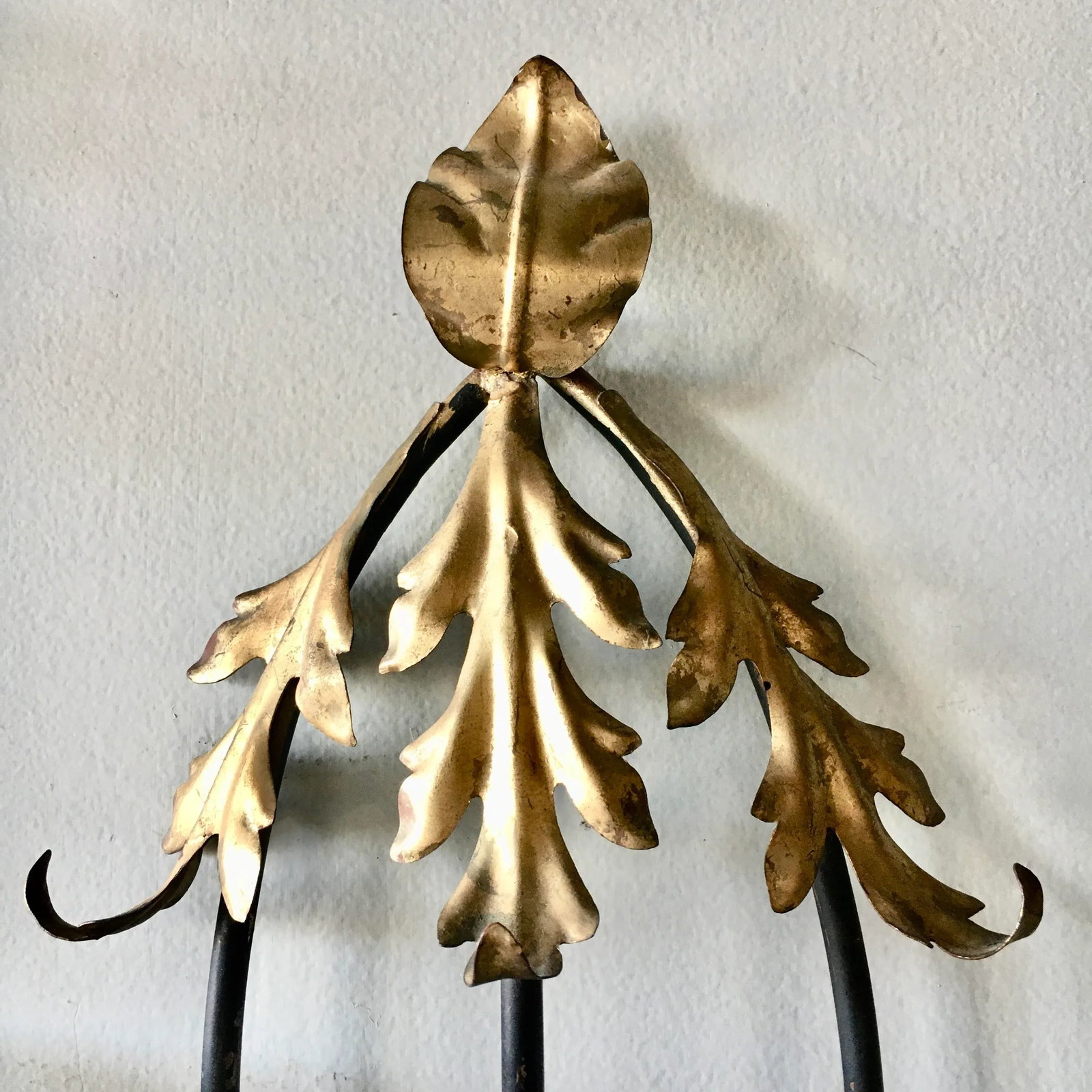 Mid 20th C. Italian Tole Sconce Lights - a Pair - 8