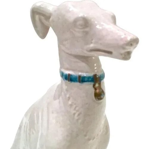 Vintage Italian Ceramic Whippet Figurine - 5