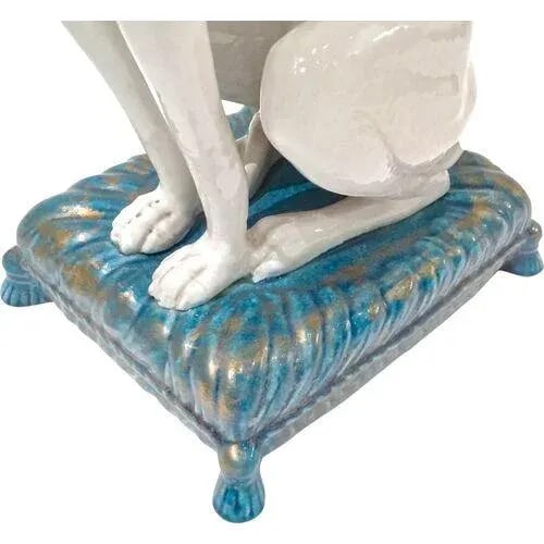 Vintage Italian Ceramic Whippet Figurine - 6