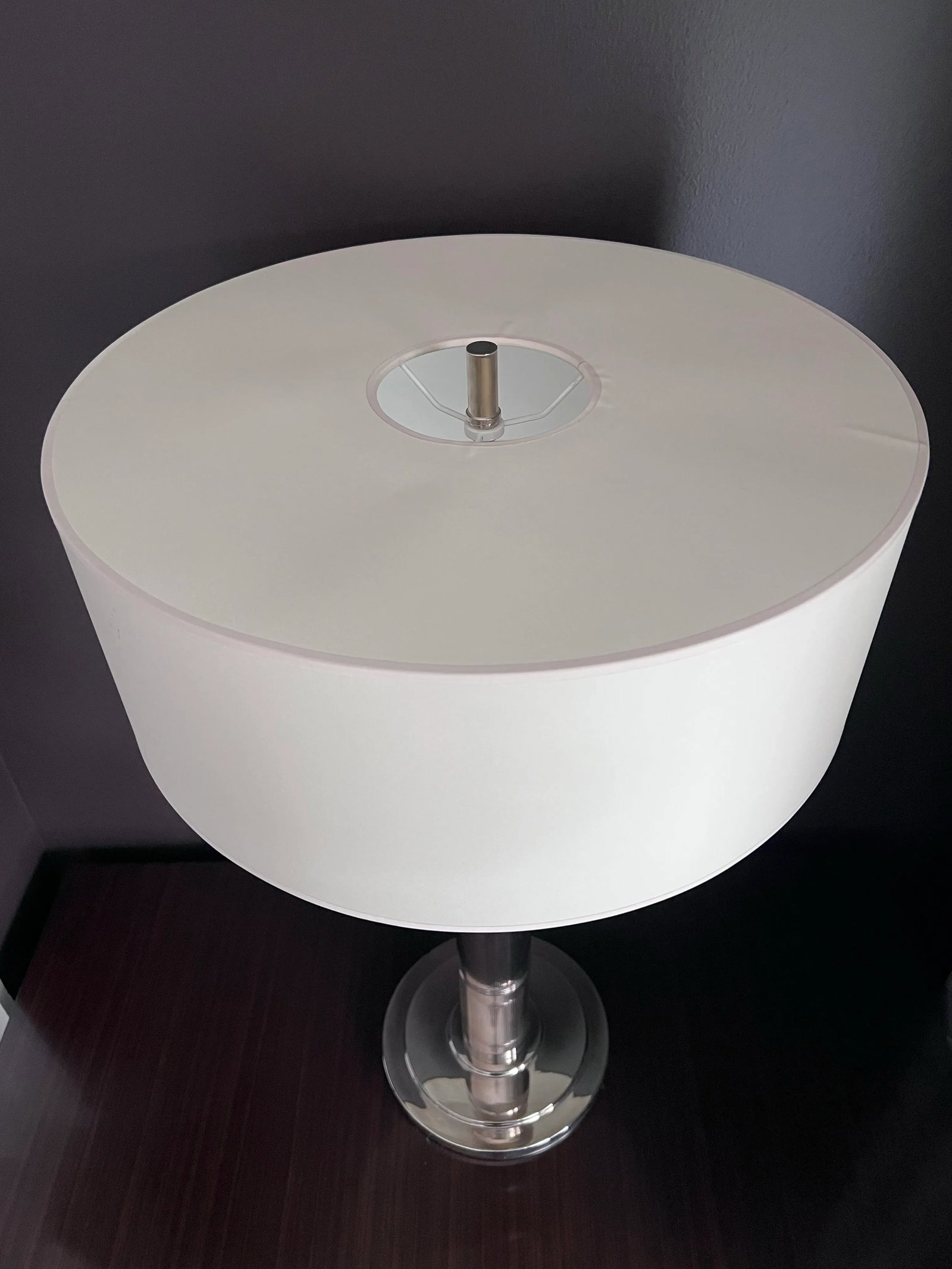 Thomas O'Brien for Visual Comfort Signature Longacre Tall Table Lamp in Polished Nickel - 2