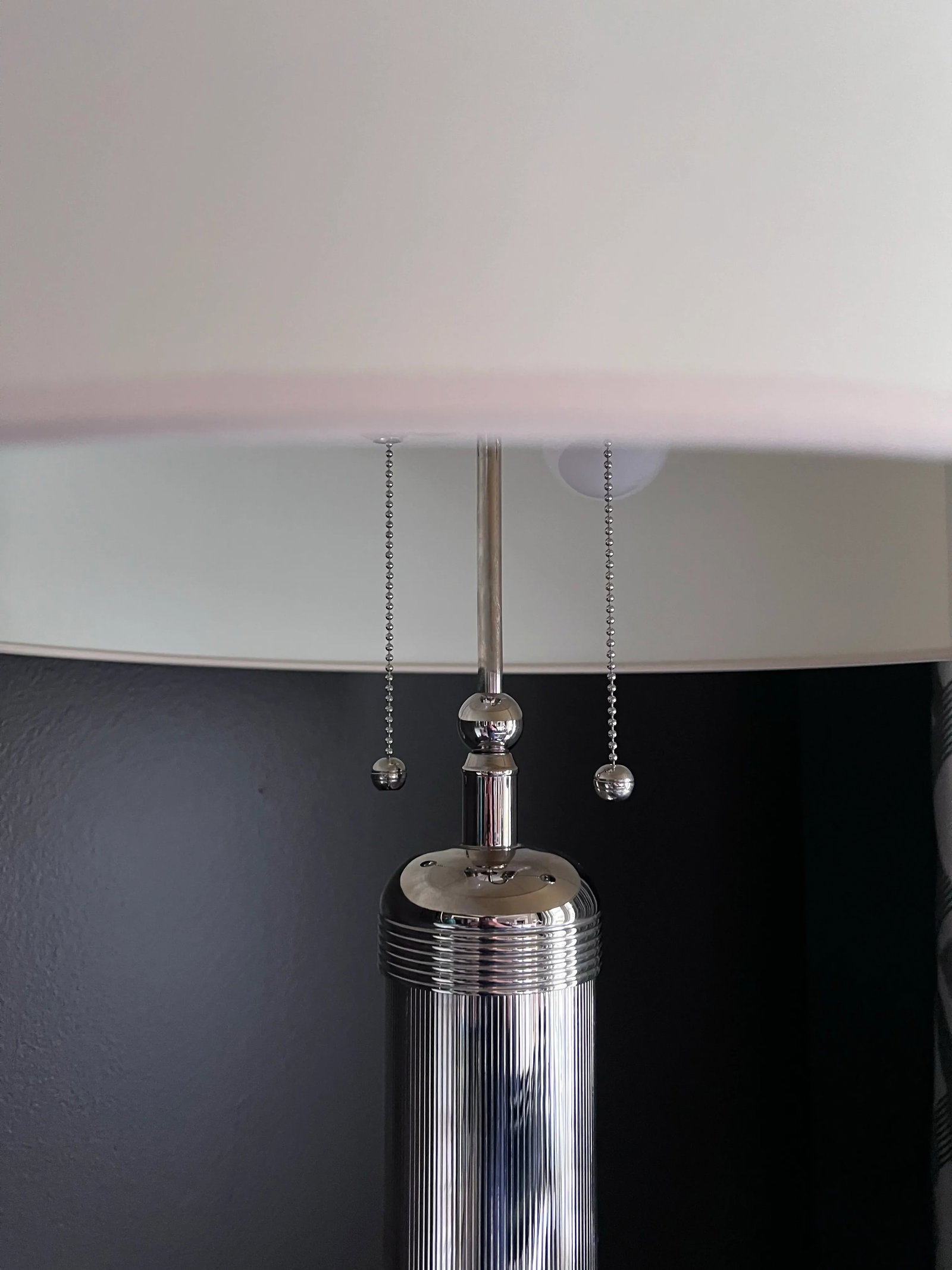Thomas O'Brien for Visual Comfort Signature Longacre Tall Table Lamp in Polished Nickel - 4