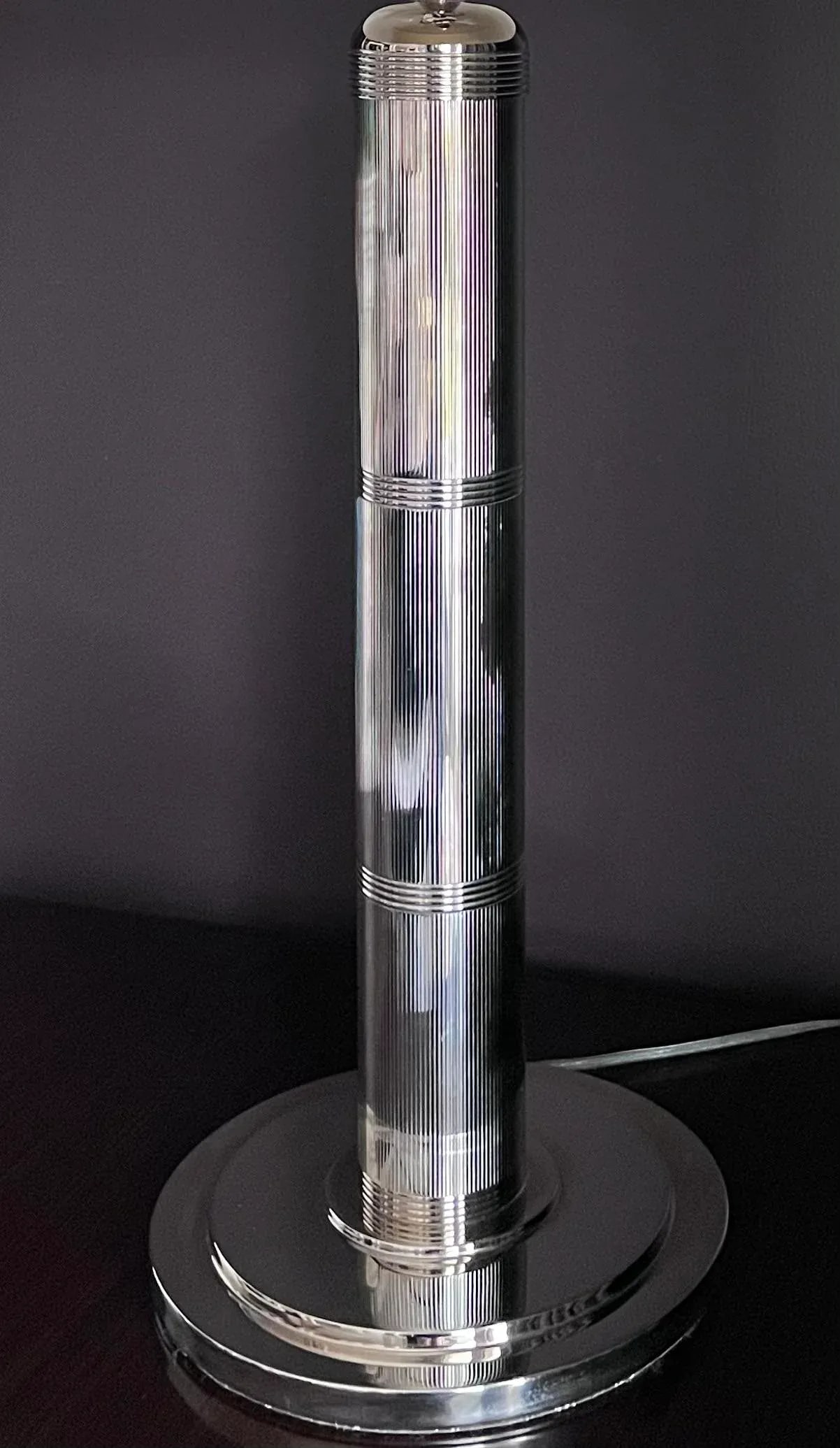 Thomas O'Brien for Visual Comfort Signature Longacre Tall Table Lamp in Polished Nickel - 6