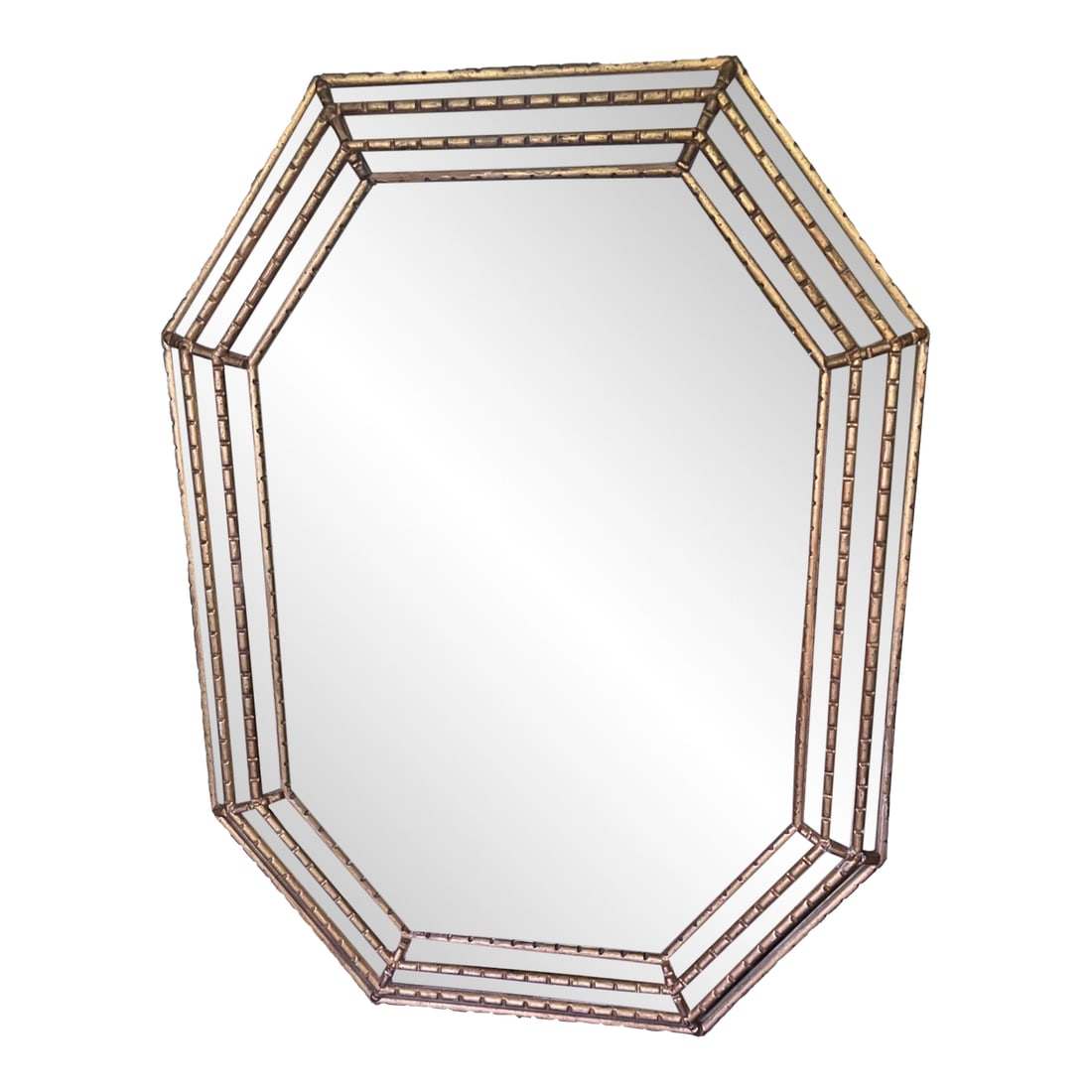 La Barge Faux Bamboo Gold Gilt Mirror (1 of 9)
