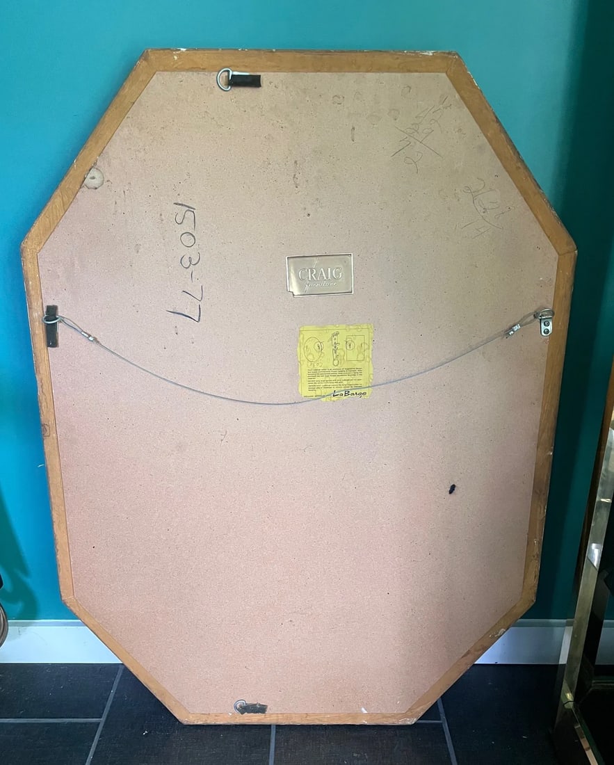 La Barge Faux Bamboo Gold Gilt Mirror - 8