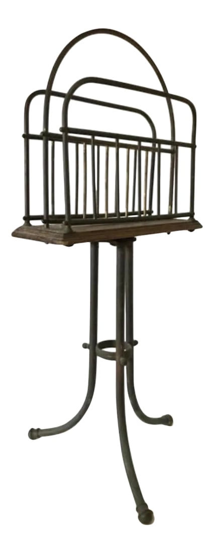 Antique Magazine Rack Arts and Crafts (1 of 8)