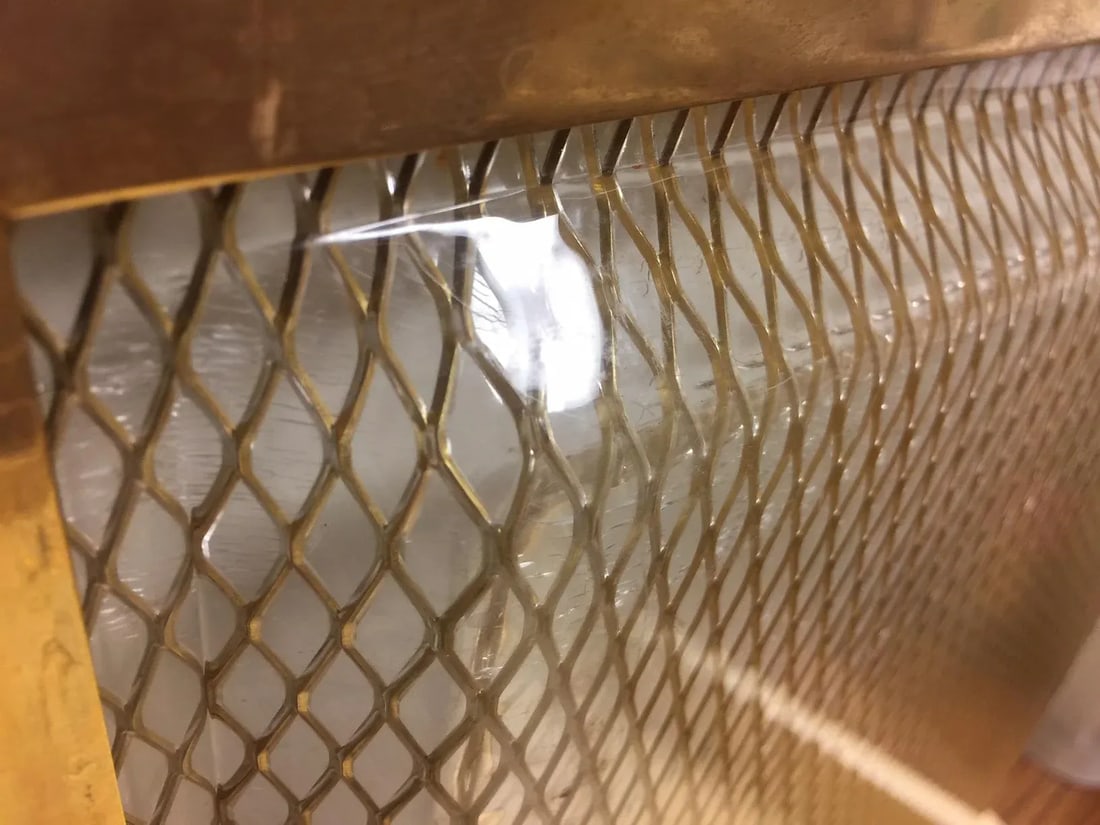 Vintage Mid-Century Modern Brass Tray - 5