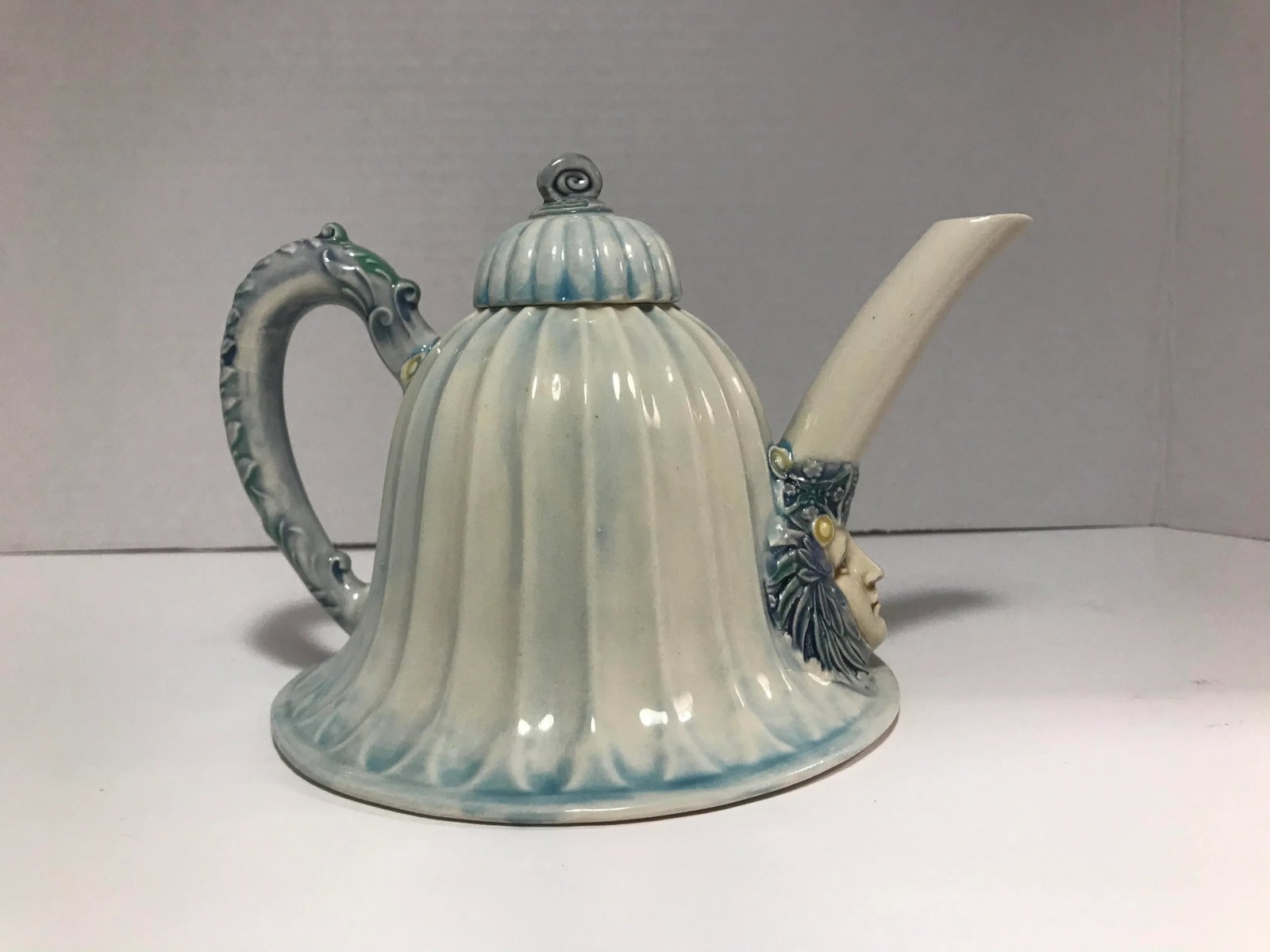 1980s David Keyes Pottery Tacoma Art Pottery Tea Pot - 3