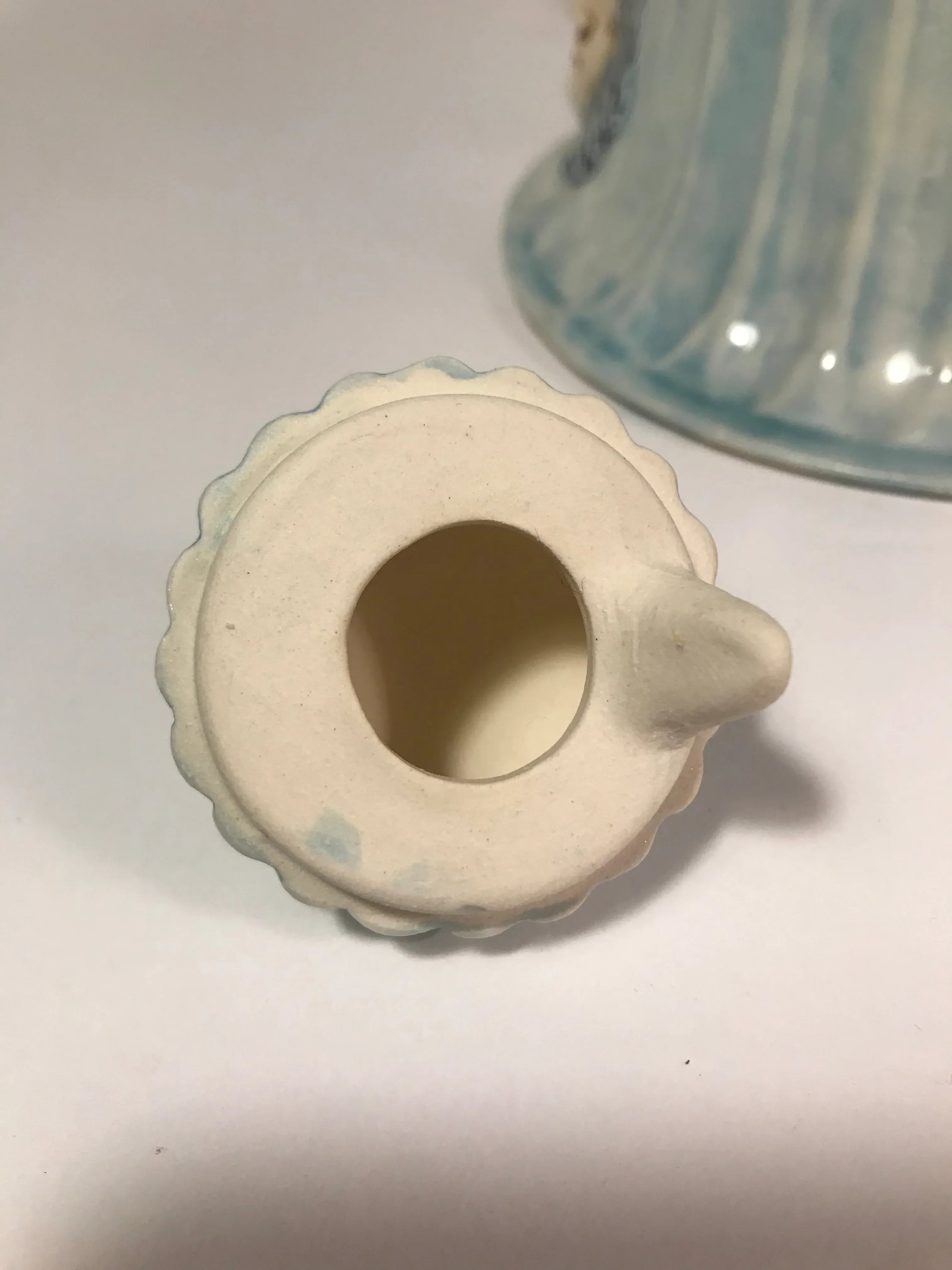 1980s David Keyes Pottery Tacoma Art Pottery Tea Pot - 8