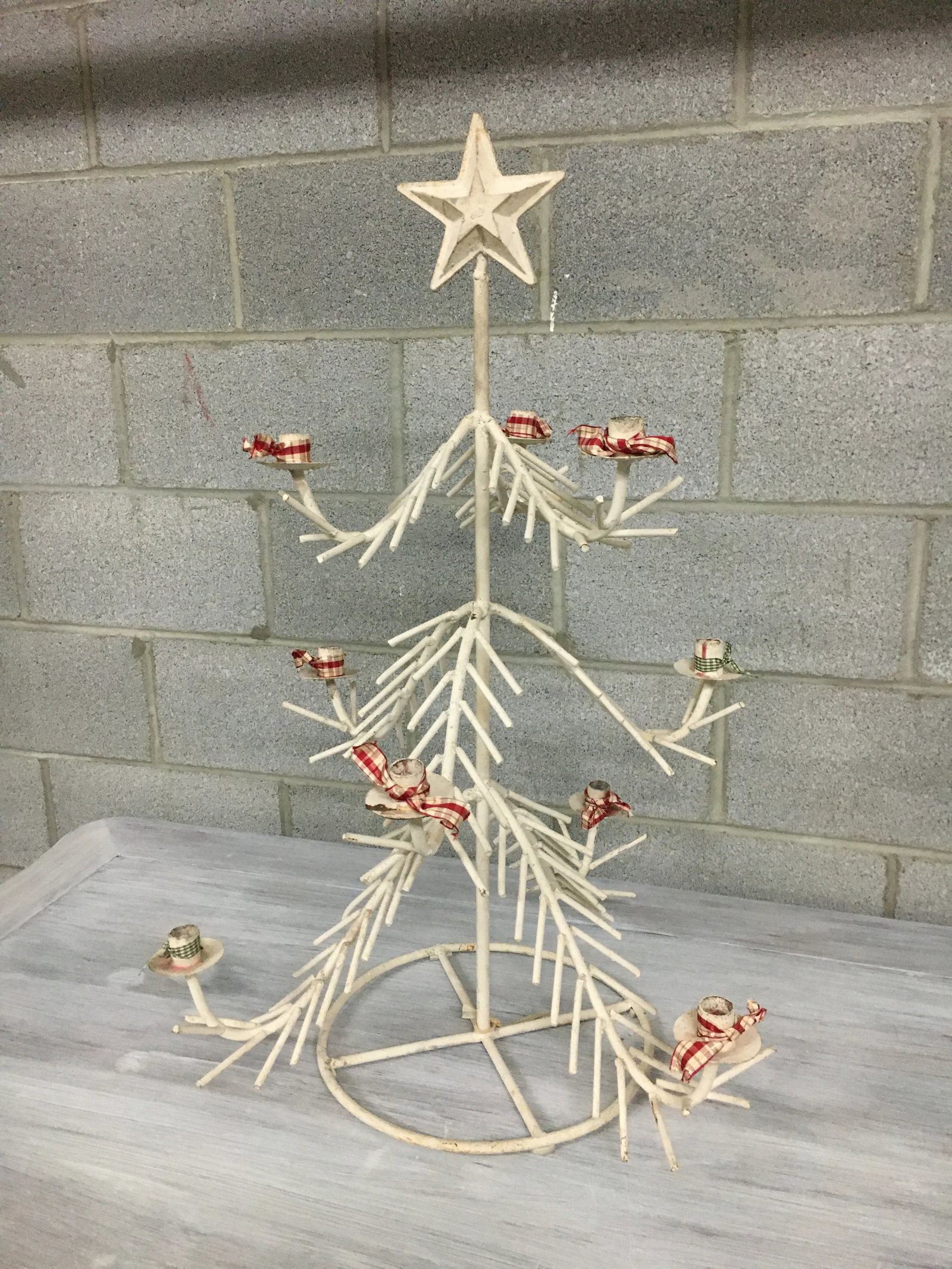 Nordic Christmas Tree Candelabra Stand - 5