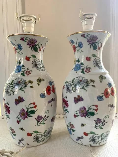 Gucci Limoges Bernardaud Lamps - a Pair - 2