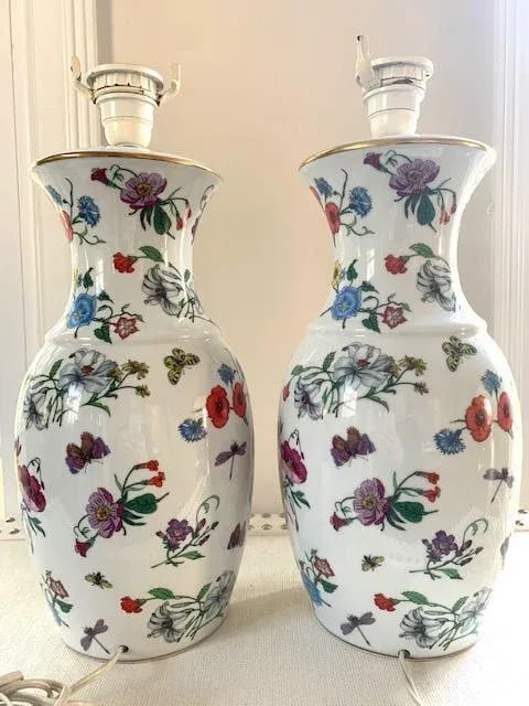 Gucci Limoges Bernardaud Lamps - a Pair - 3
