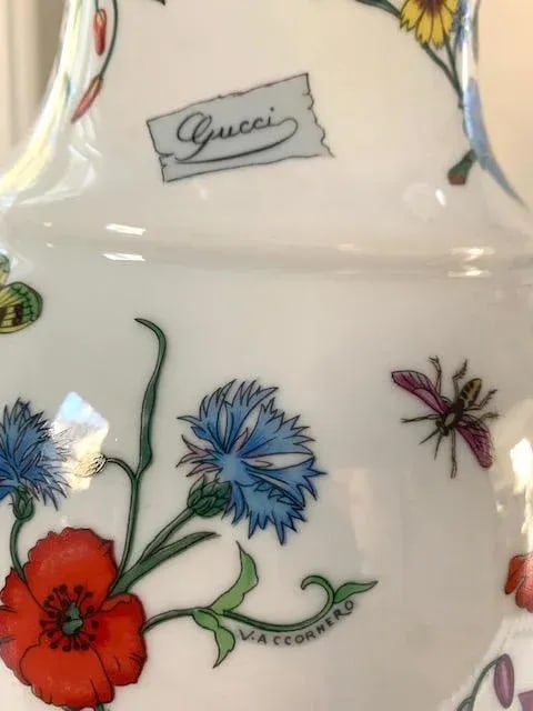 Gucci Limoges Bernardaud Lamps - a Pair - 4