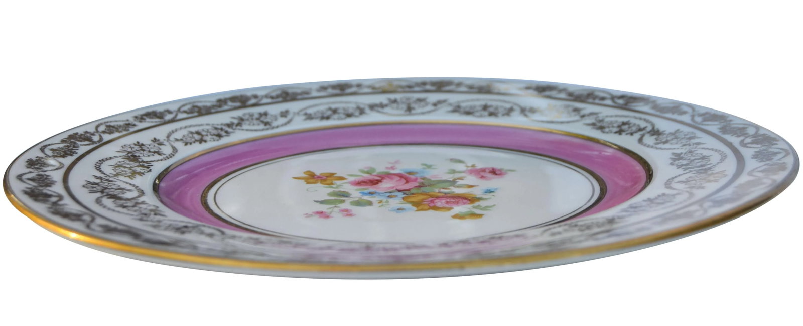 Vintage Colorful Porcelain Plates- Set of 5 - 6