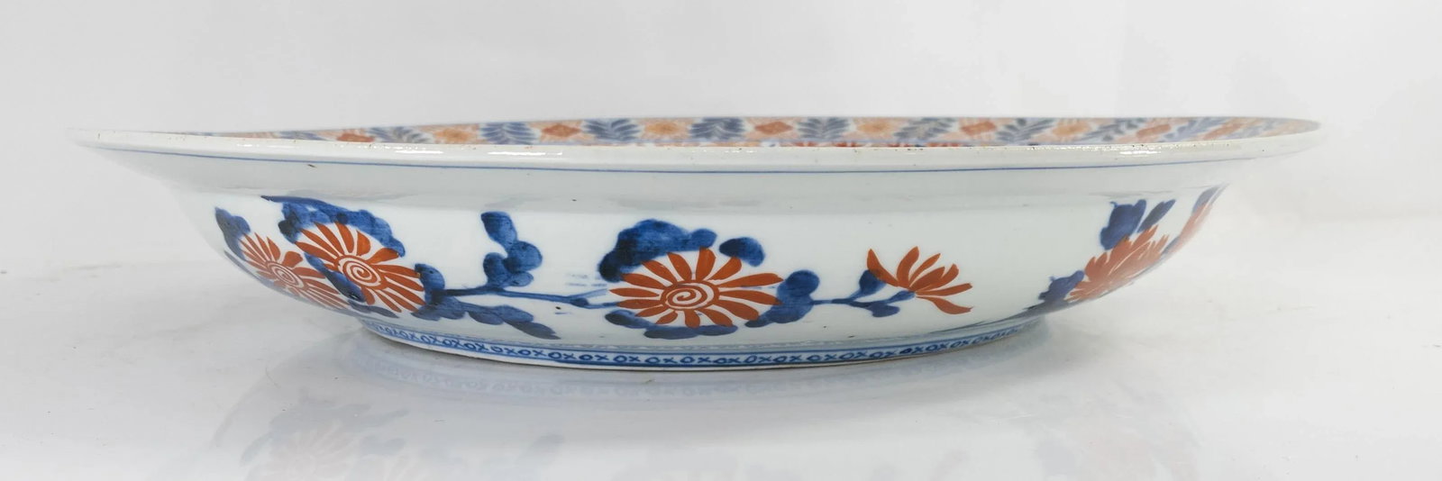 19th Century Japanese Imari Blue and Red Gilt Porelain Charger - 6