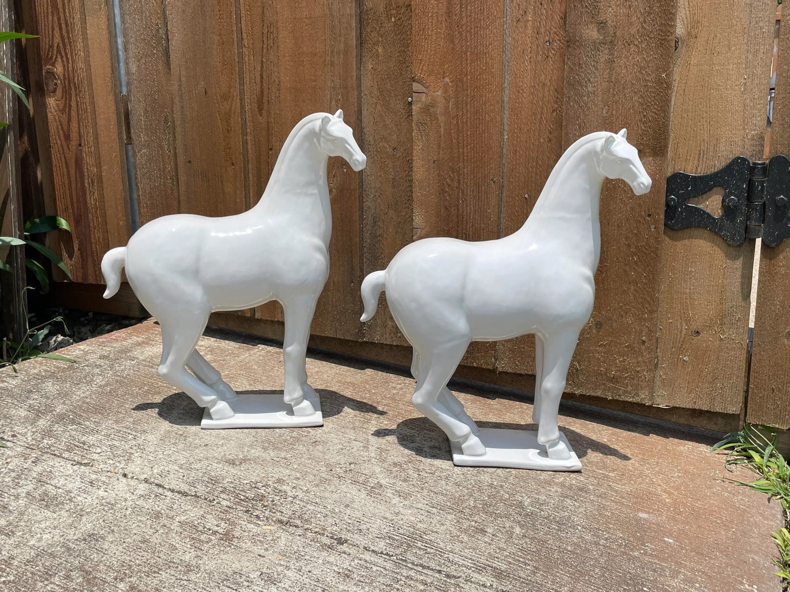 Ceramic Tang Horses - a Pair - 11