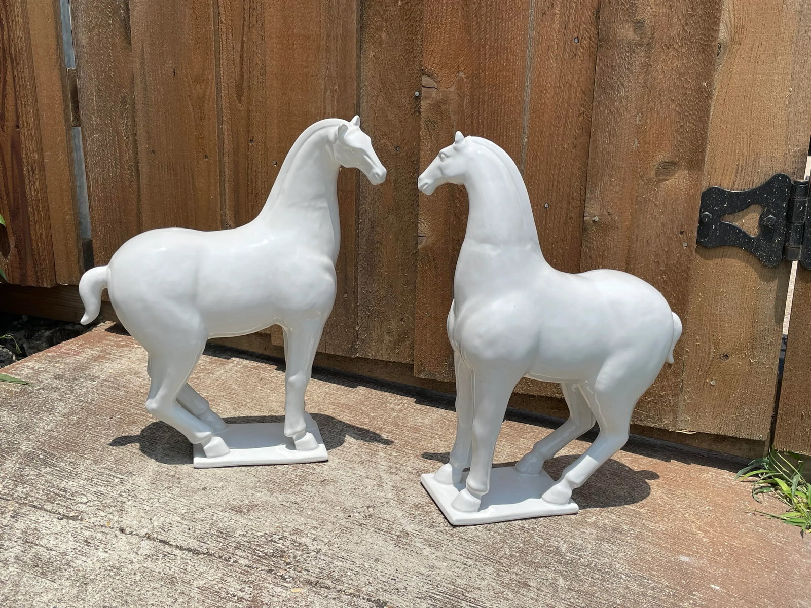 Ceramic Tang Horses - a Pair - 3