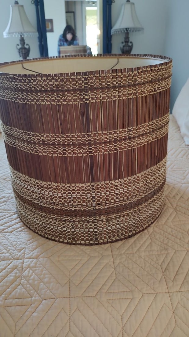 1950s Mid Century Modern Maria Kipp Lampshade and Lamp - 7