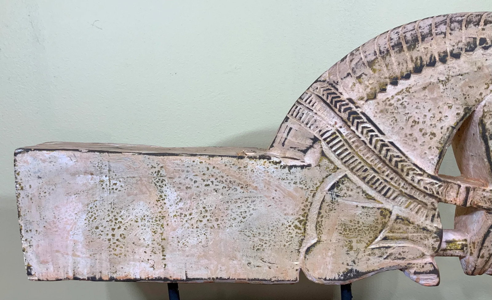 1960s Architectural Hand Carved Wood Horse - 10