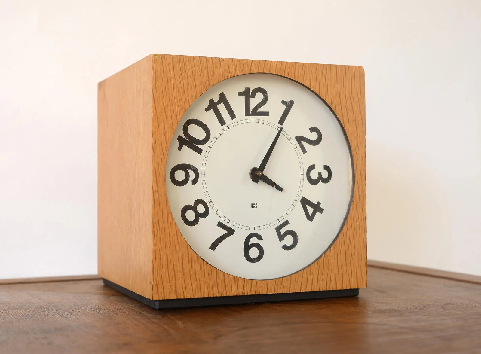 Vintage Danish Modern Washington Clock Works Cube Clock - 13