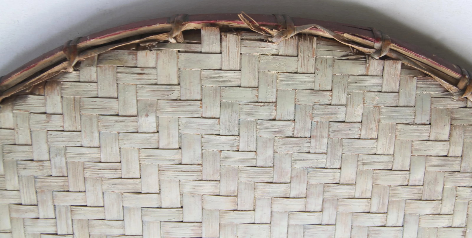 Circa 1940s Hand Painted Wall Hanging Basket - 8