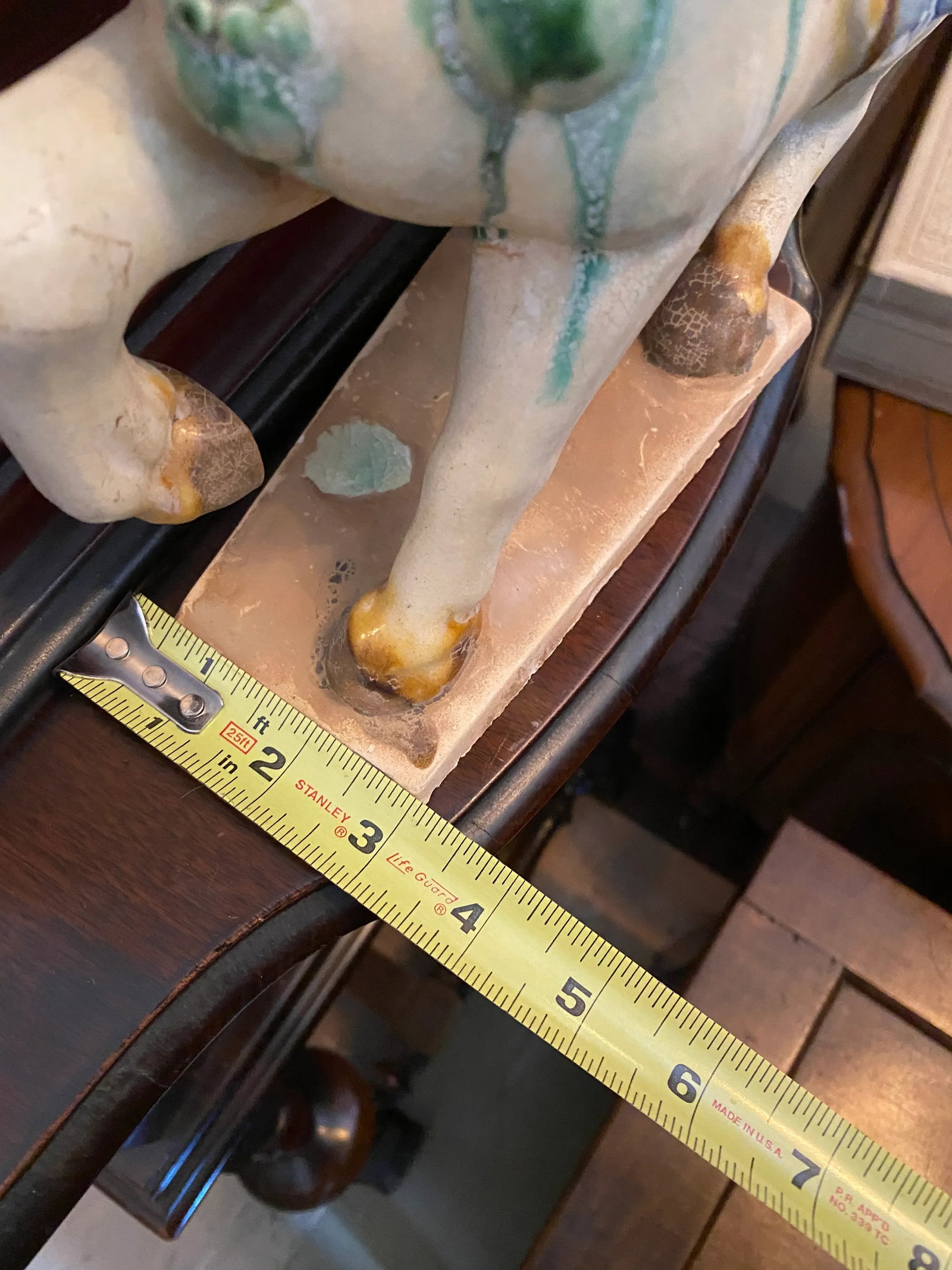 1980s Tang Style Glazed Terra Cotta Horse - 2