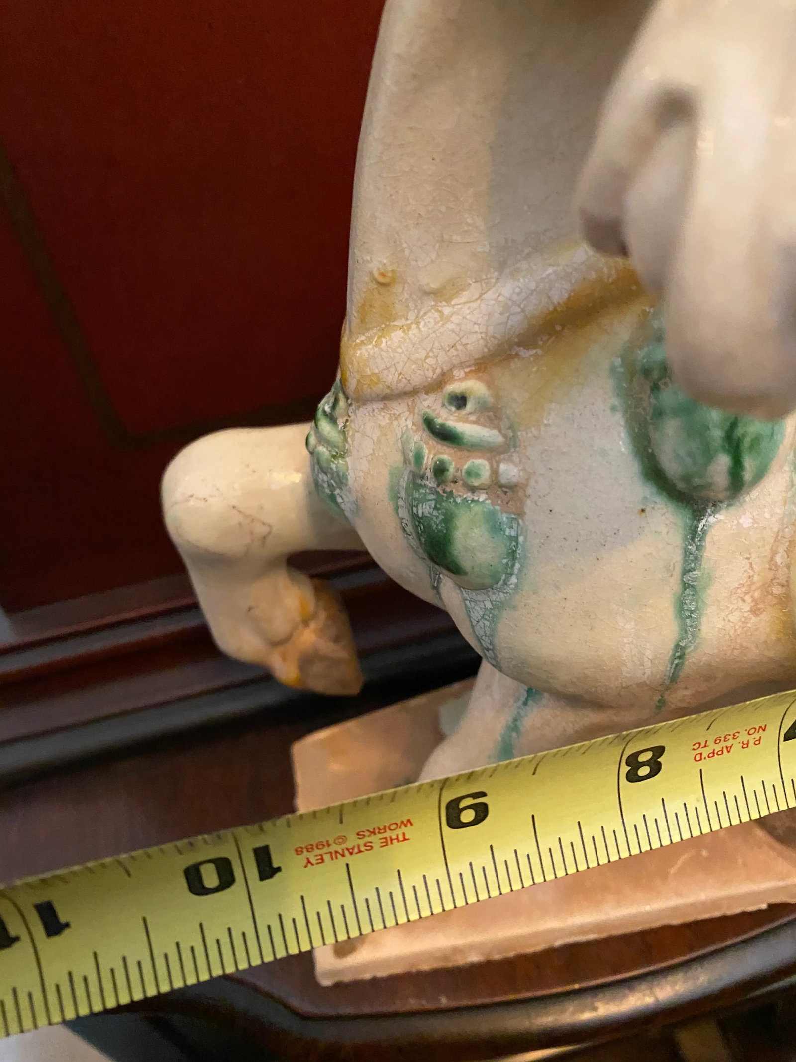 1980s Tang Style Glazed Terra Cotta Horse - 3