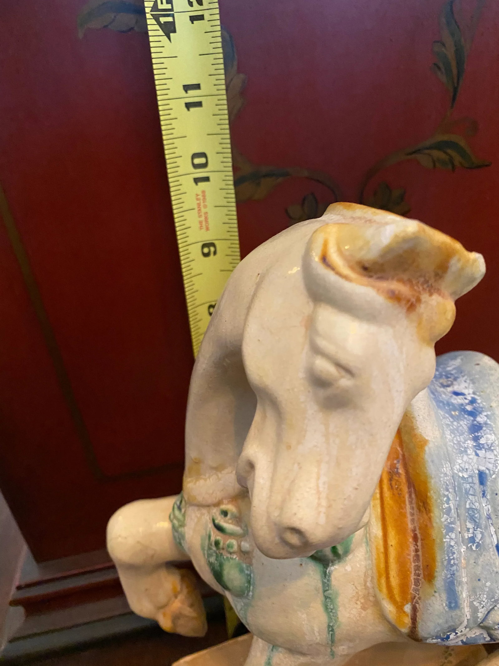 1980s Tang Style Glazed Terra Cotta Horse - 4