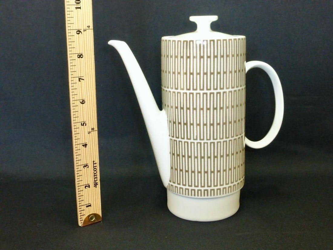 1950's Mid Century Modern Coffee Pot Schwarzenhammer Bavaria - 5