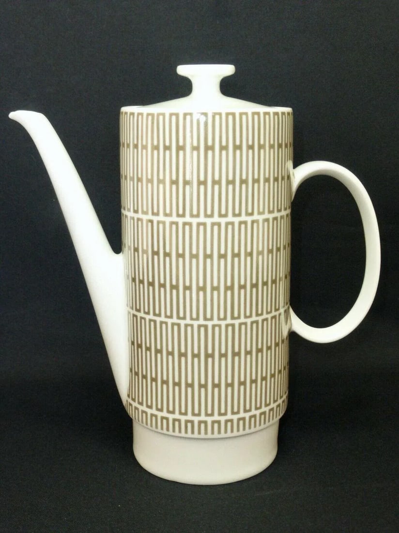 1950's Mid Century Modern Coffee Pot Schwarzenhammer Bavaria - 7