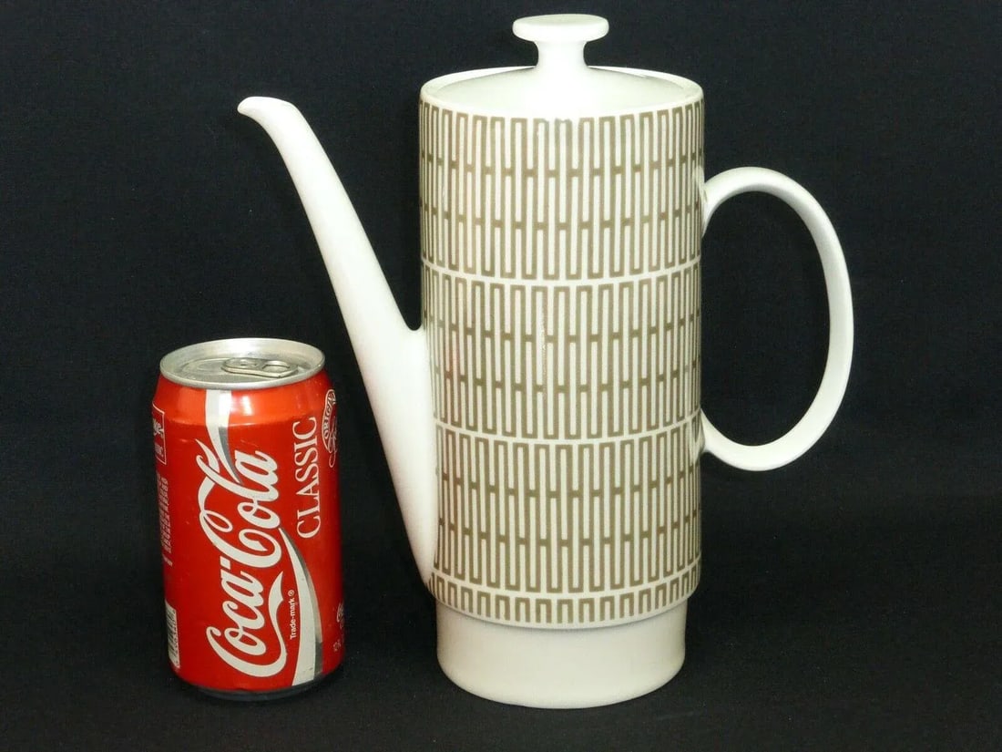 1950's Mid Century Modern Coffee Pot Schwarzenhammer Bavaria - 8