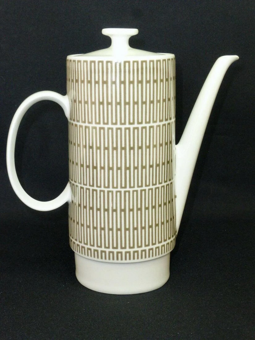 1950's Mid Century Modern Coffee Pot Schwarzenhammer Bavaria - 9