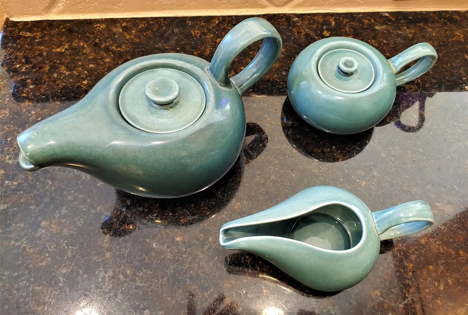 Mid-Century Modern Russel Wright Tea Set - 3 Pieces - 3