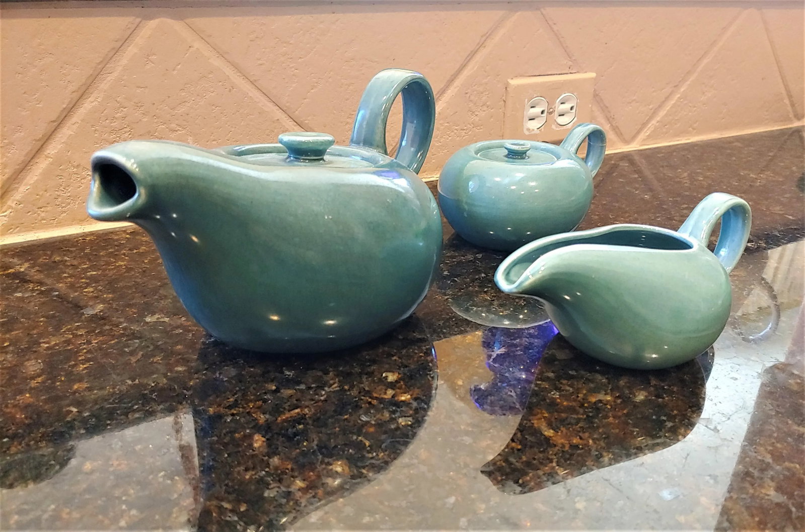 Mid-Century Modern Russel Wright Tea Set - 3 Pieces - 5