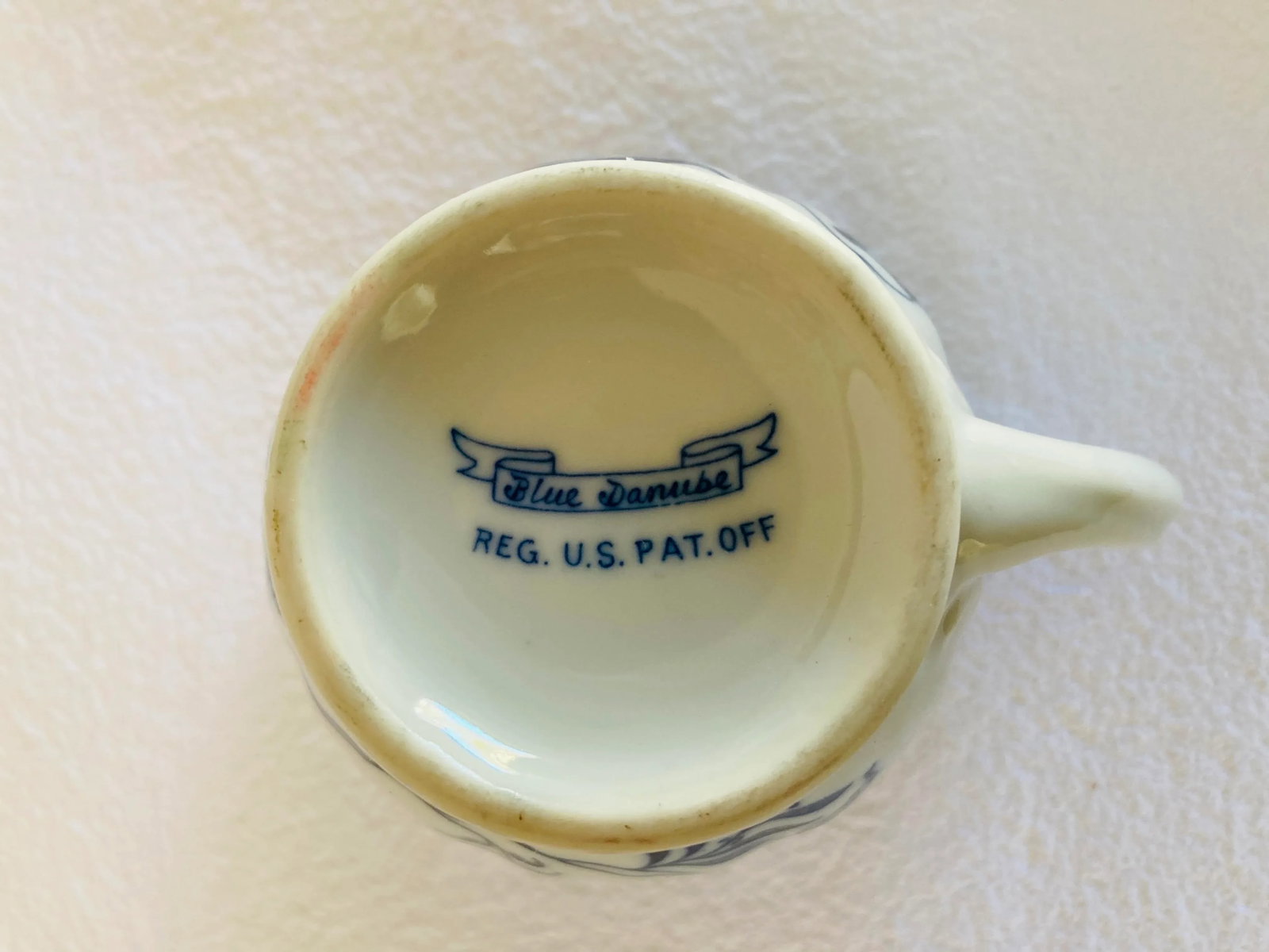 Vintage 1990s Blue Danube Porcelain Tea Pot/Cream/Sugar, Japan - 3 Pieces - 5