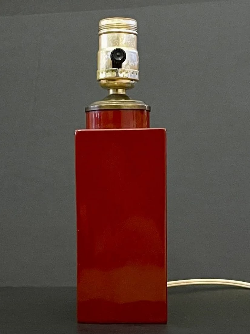Gio Ponti for Richard Ginori Ceramic Vase Table Lamp Italy, 1950s - 2