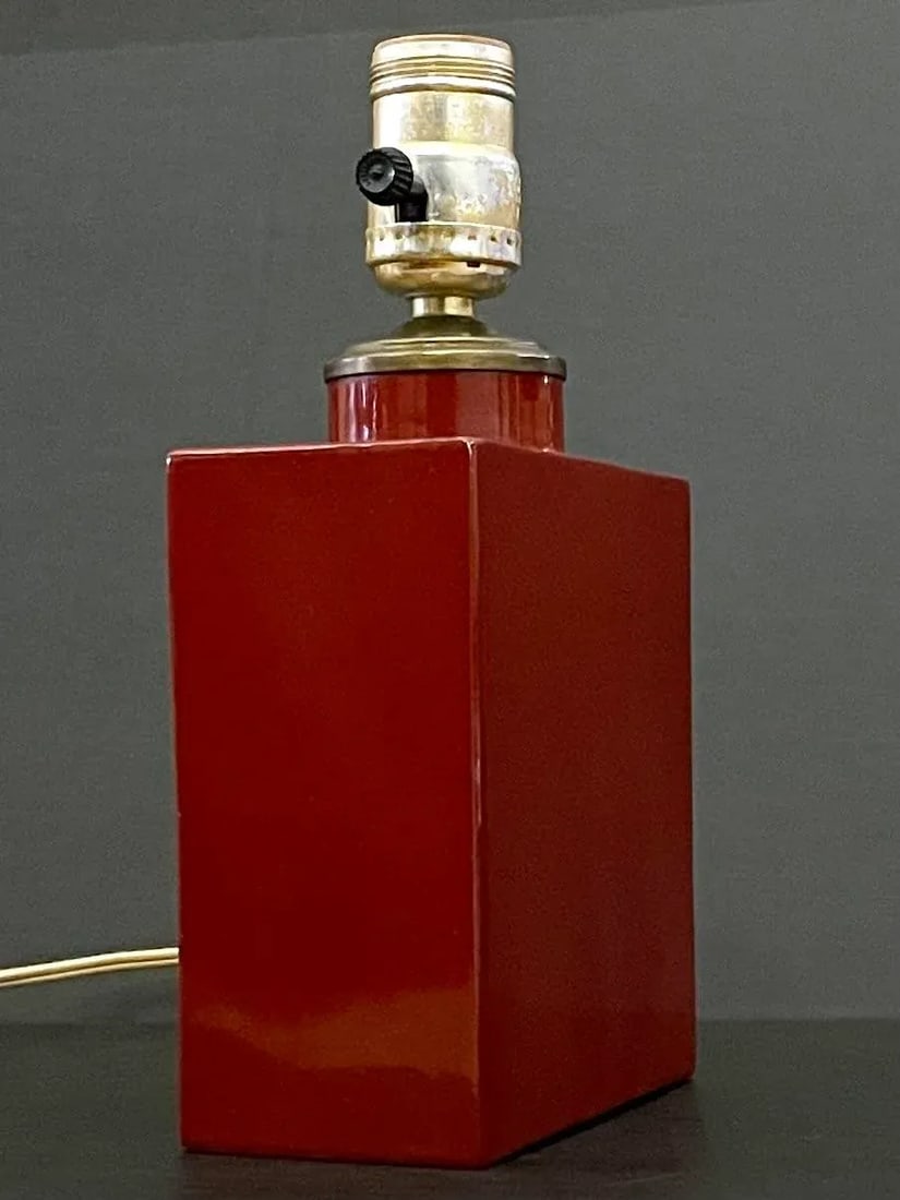 Gio Ponti for Richard Ginori Ceramic Vase Table Lamp Italy, 1950s - 5